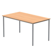 Office Rectangular Multi-Use Table (FSC) | 1400X800 | Norwegian Beech/Silver