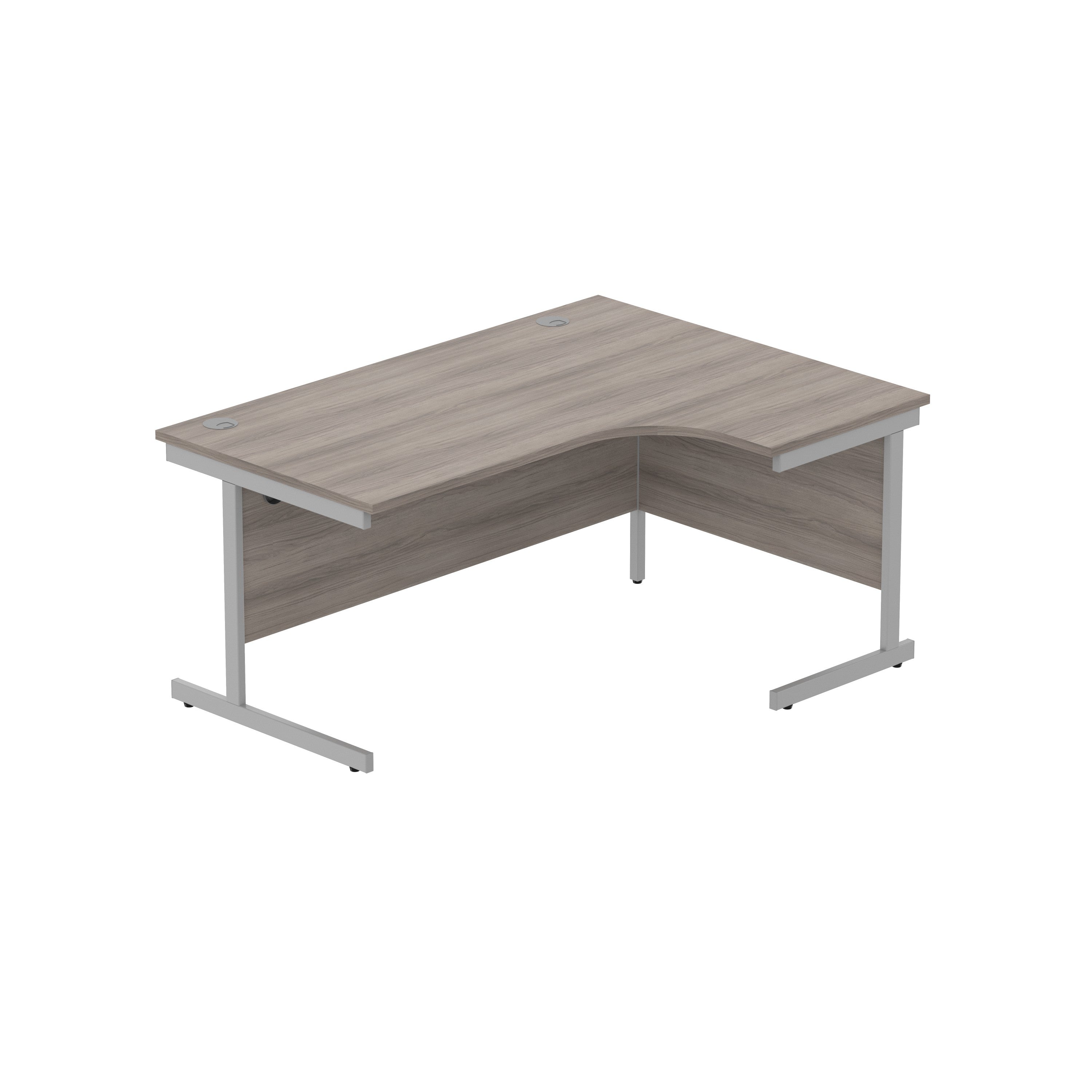 Office Right Hand Corner Desk with Steel Single Upright Cantilever Frame (FSC)