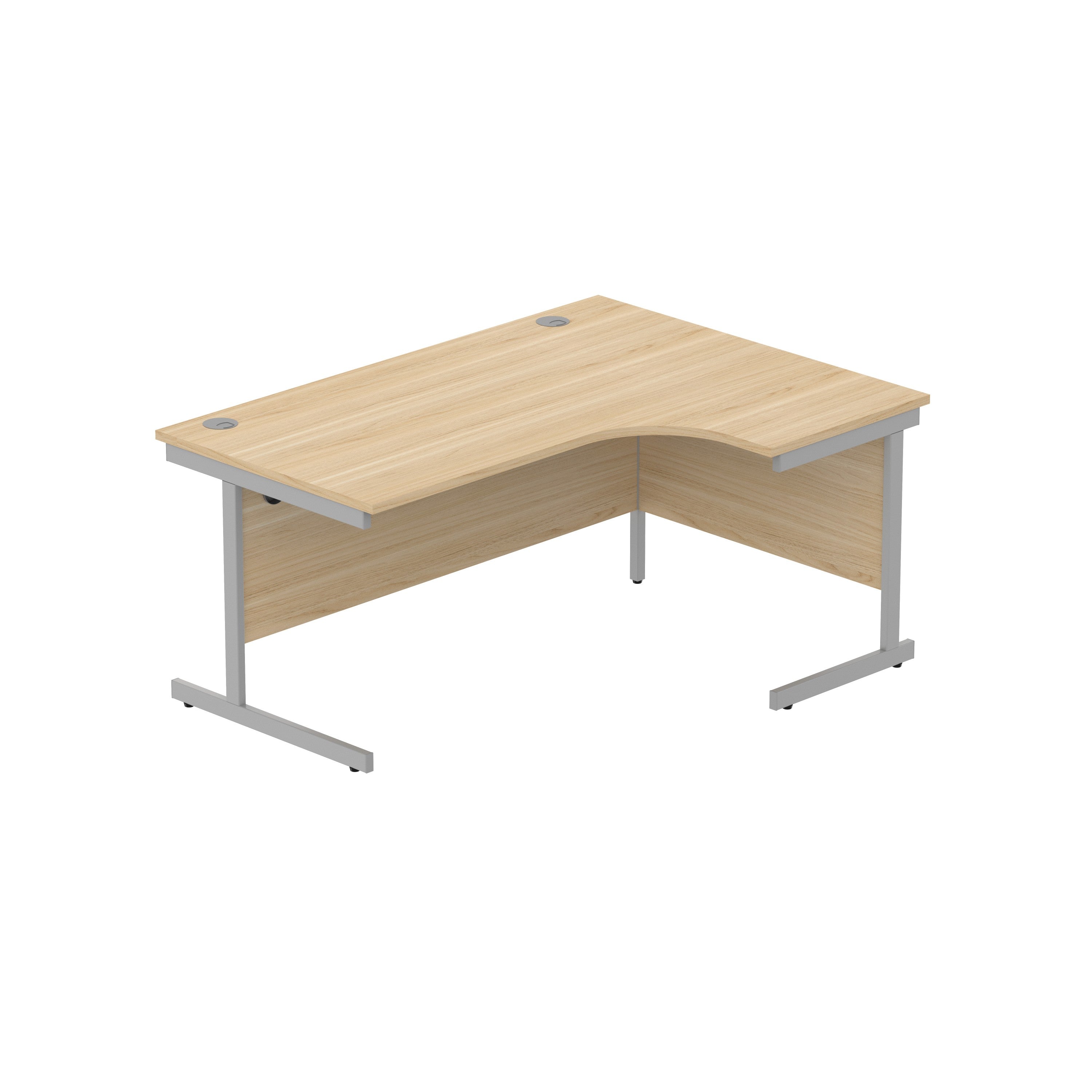 Office Right Hand Corner Desk with Steel Single Upright Cantilever Frame (FSC)