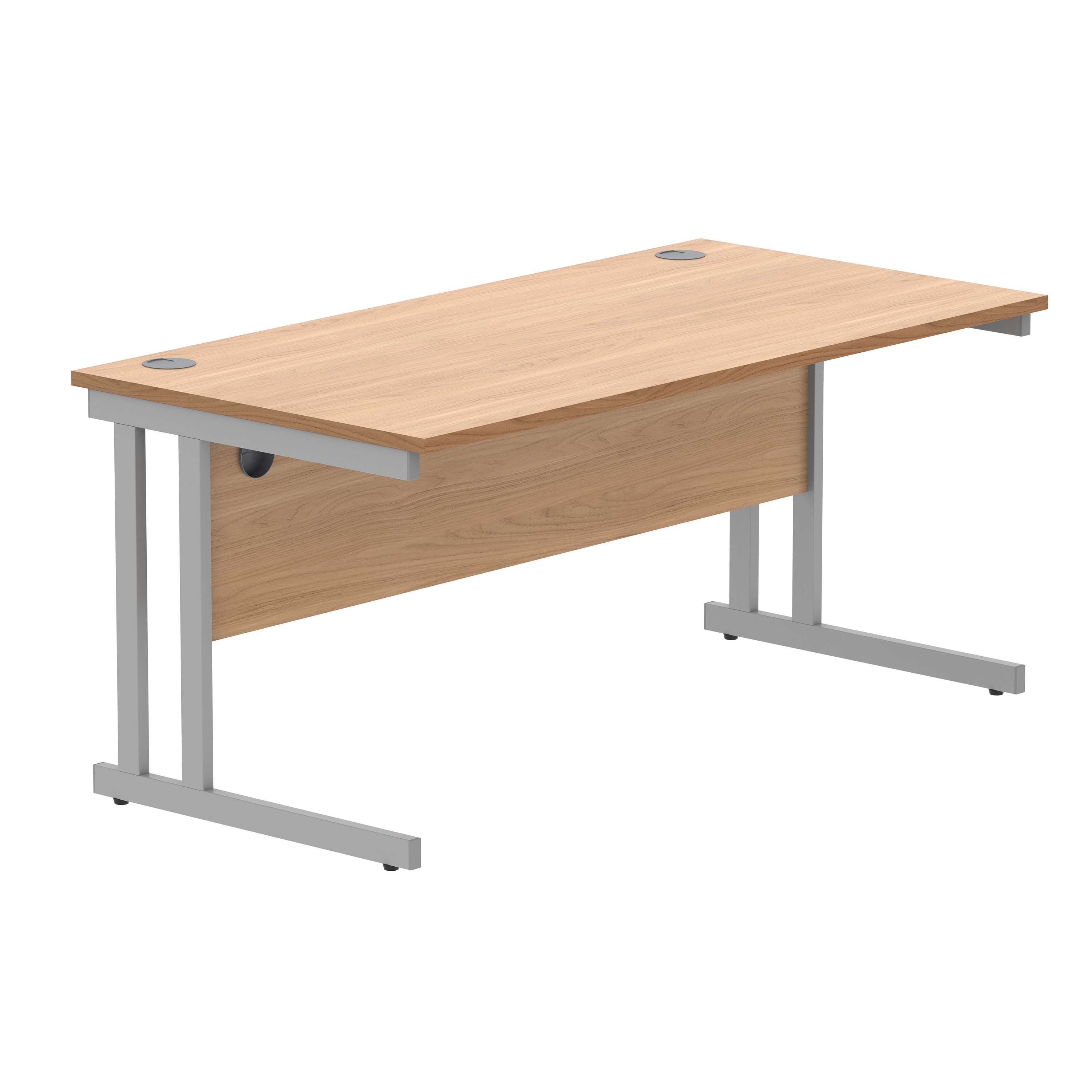 Office Rectangular Desk with Steel Double Upright Cantilever Frame (FSC) 1600 - 1800