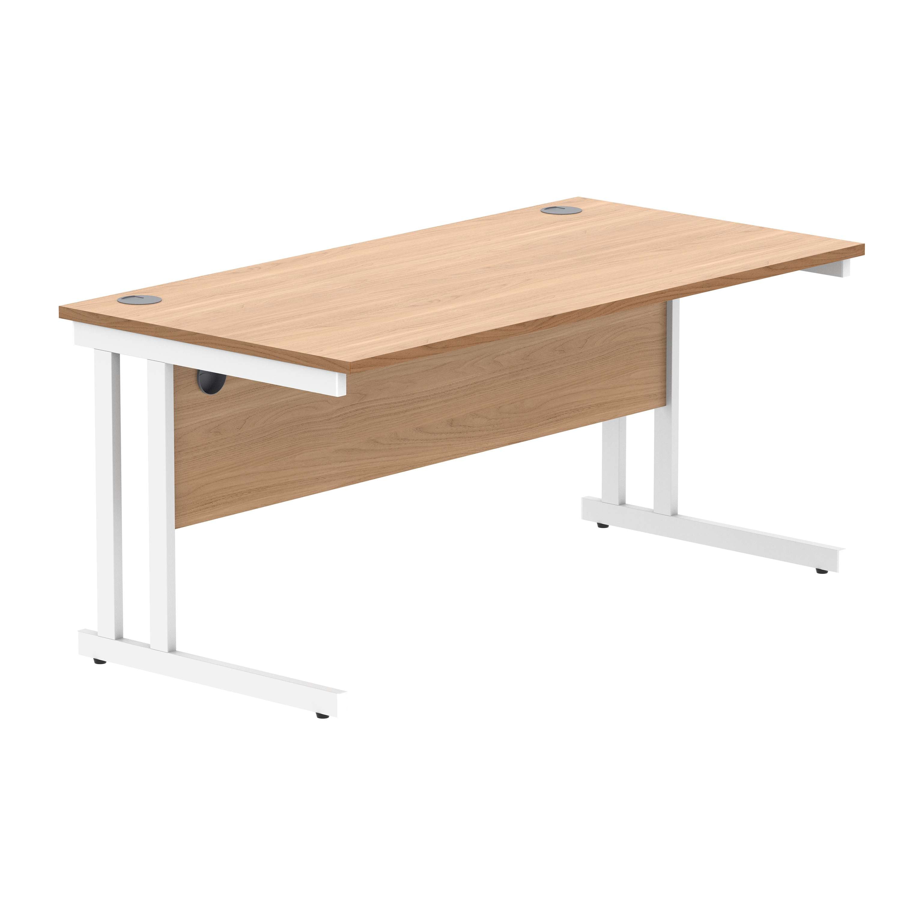 Office Rectangular Desk with Steel Double Upright Cantilever Frame (FSC) 1600 - 1800