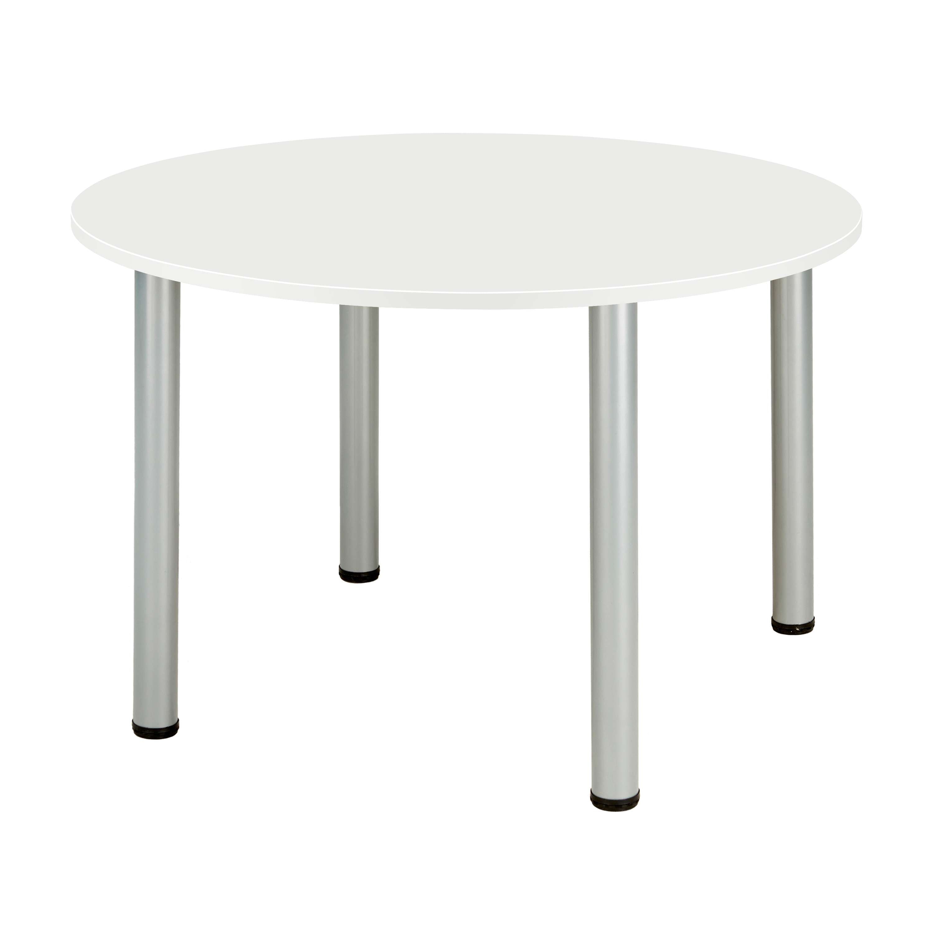 CORE POLE LEG ROUND MEETING (FSC) I 1000X1000 I  ARCTIC WHITE