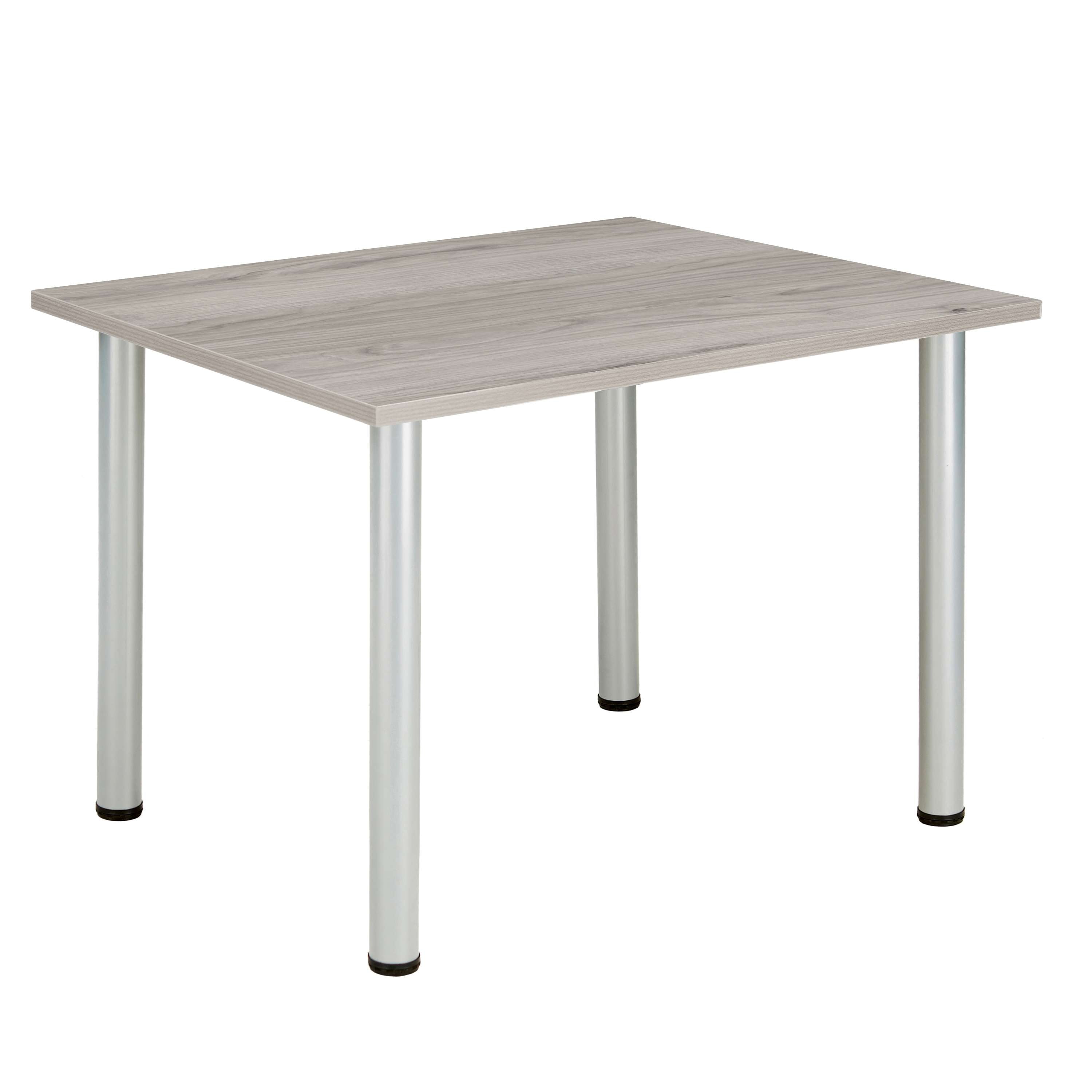 Core Pole Leg Rectangular Meeting Table (Fsc) | 1200X800 |  Alaskan Grey Oak