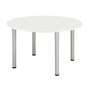 CORE POLE LEG ROUND MEETING (FSC) I 1200X1200 I  ARCTIC WHITE