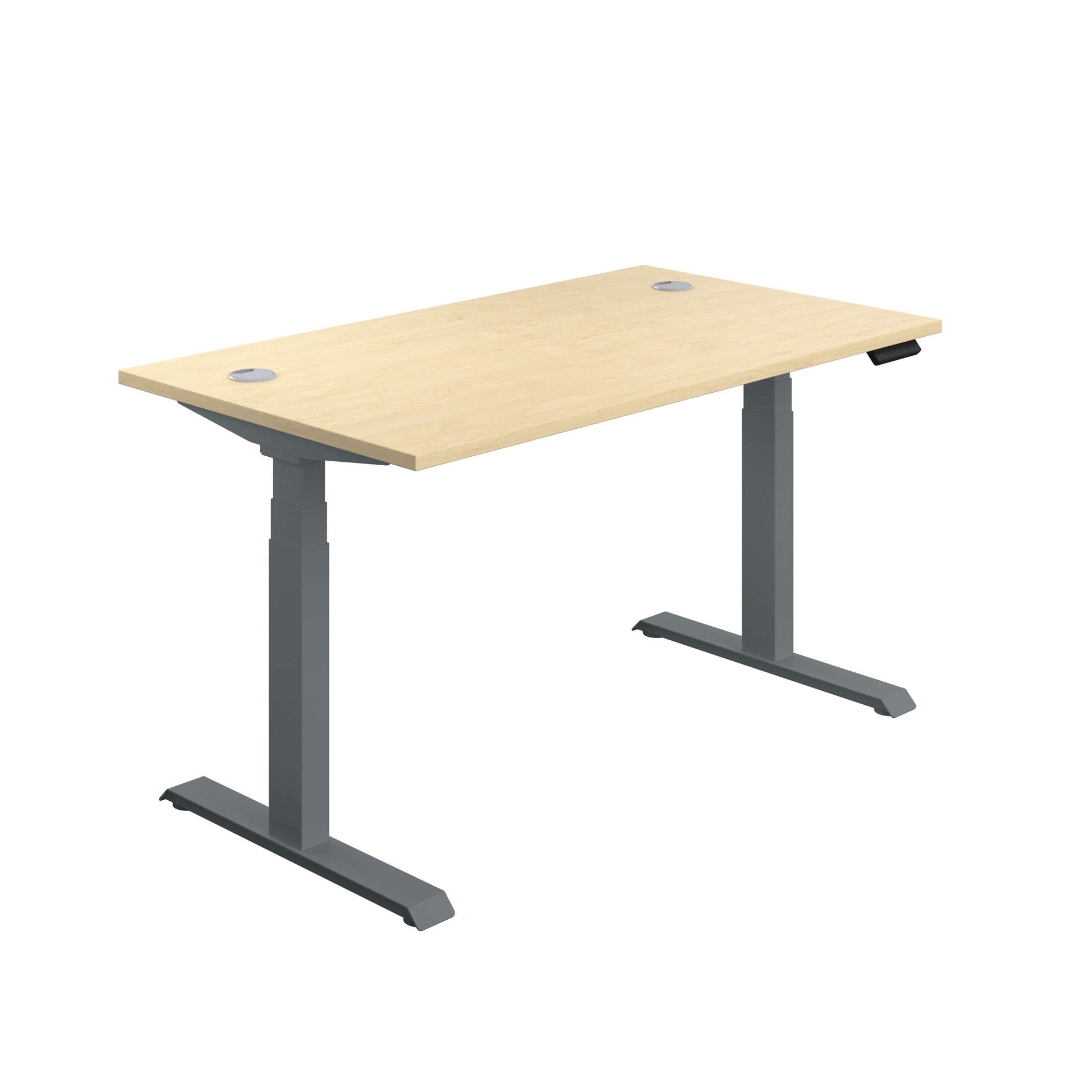 Economy Sit Stand Desk (FSC) | 1200 X 800 | Maple/Graphite