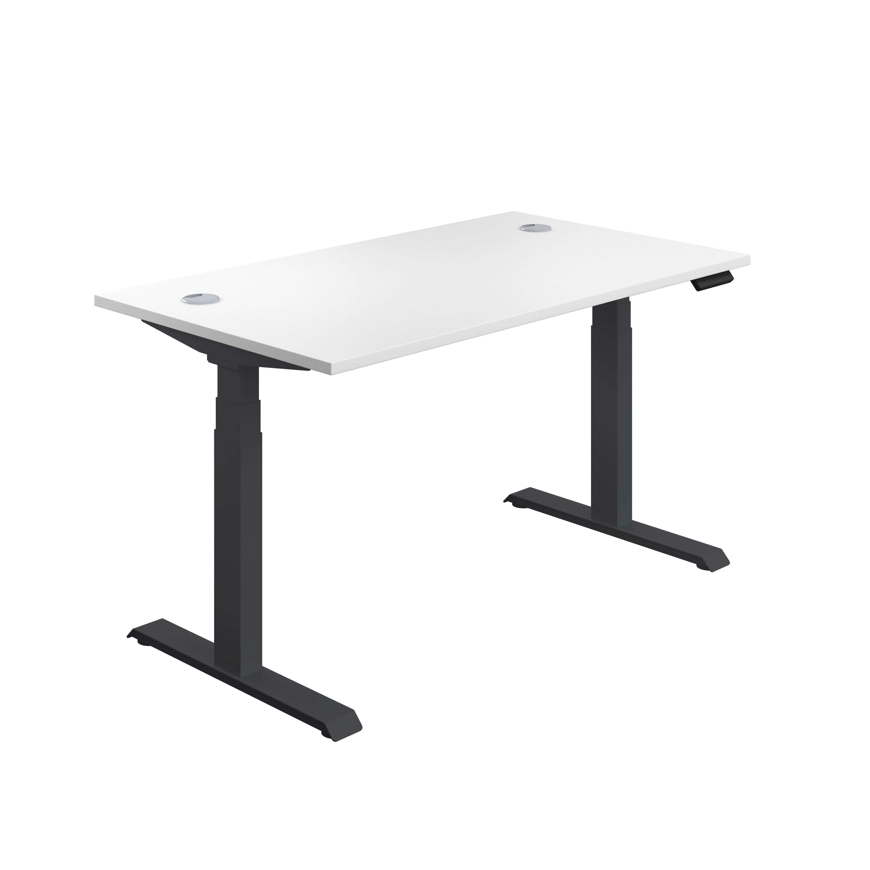 Economy Sit Stand Desk (FSC) | 1200 X 800 | White/Black