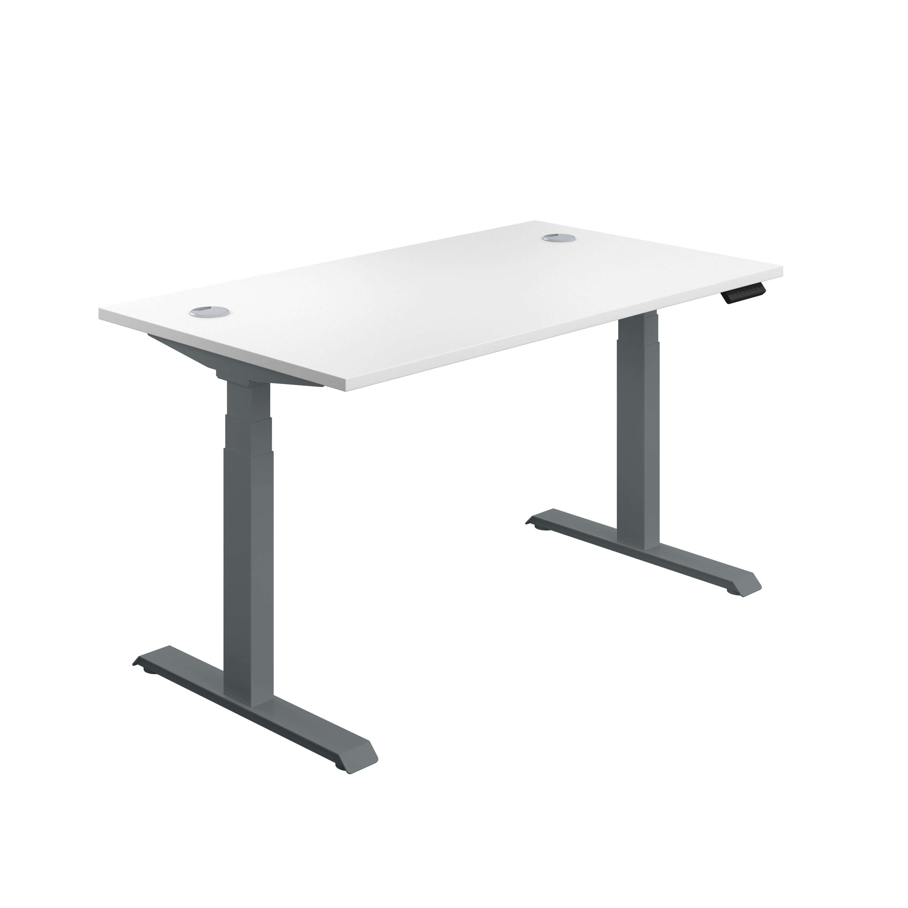 Economy Sit Stand Desk (FSC) | 1400 X 800 | White/Graphite