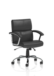 Desire Medium Back Leather Executive Office Chair with Arms