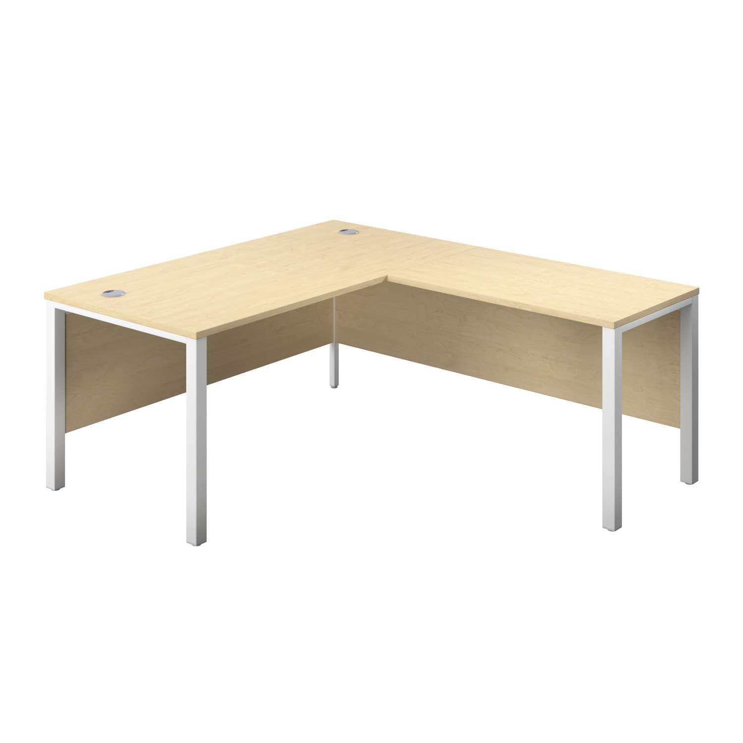 Goal Post Right Hand Return Desk (FSC) | 1800X800 | Maple/White