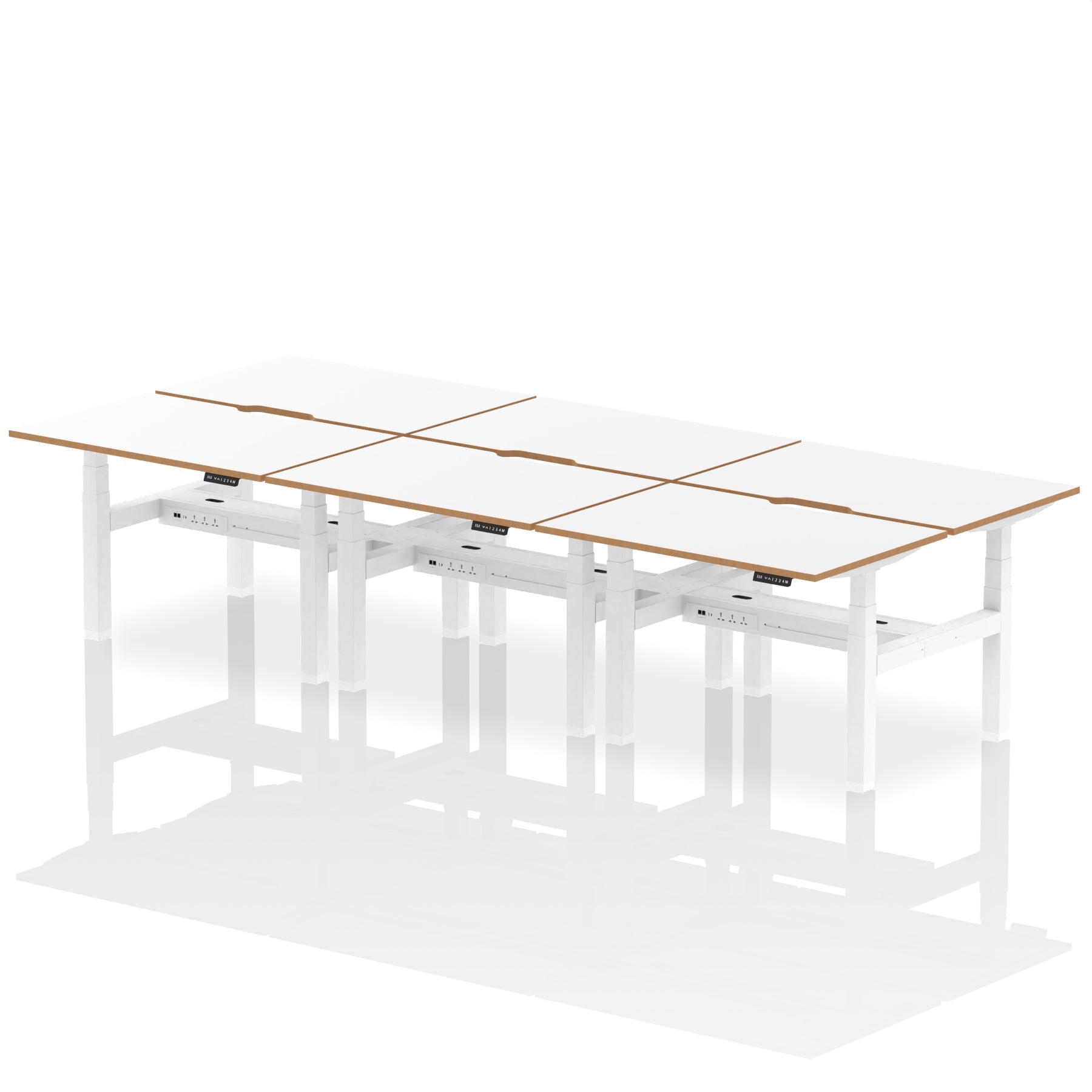 Oslo Air Back-to-Back Height Adjustable Bench Desk
