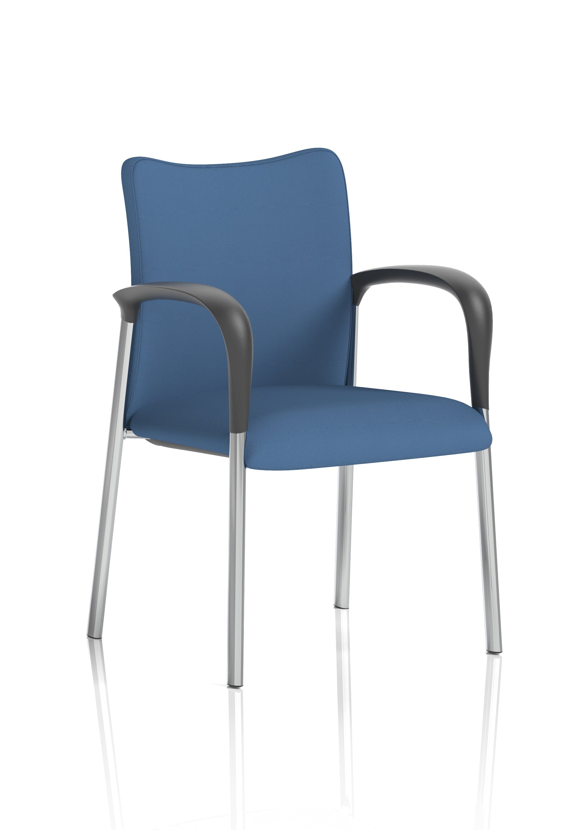 Academy Stacking Medium Back Visitor Office Chair In Quest Fabric