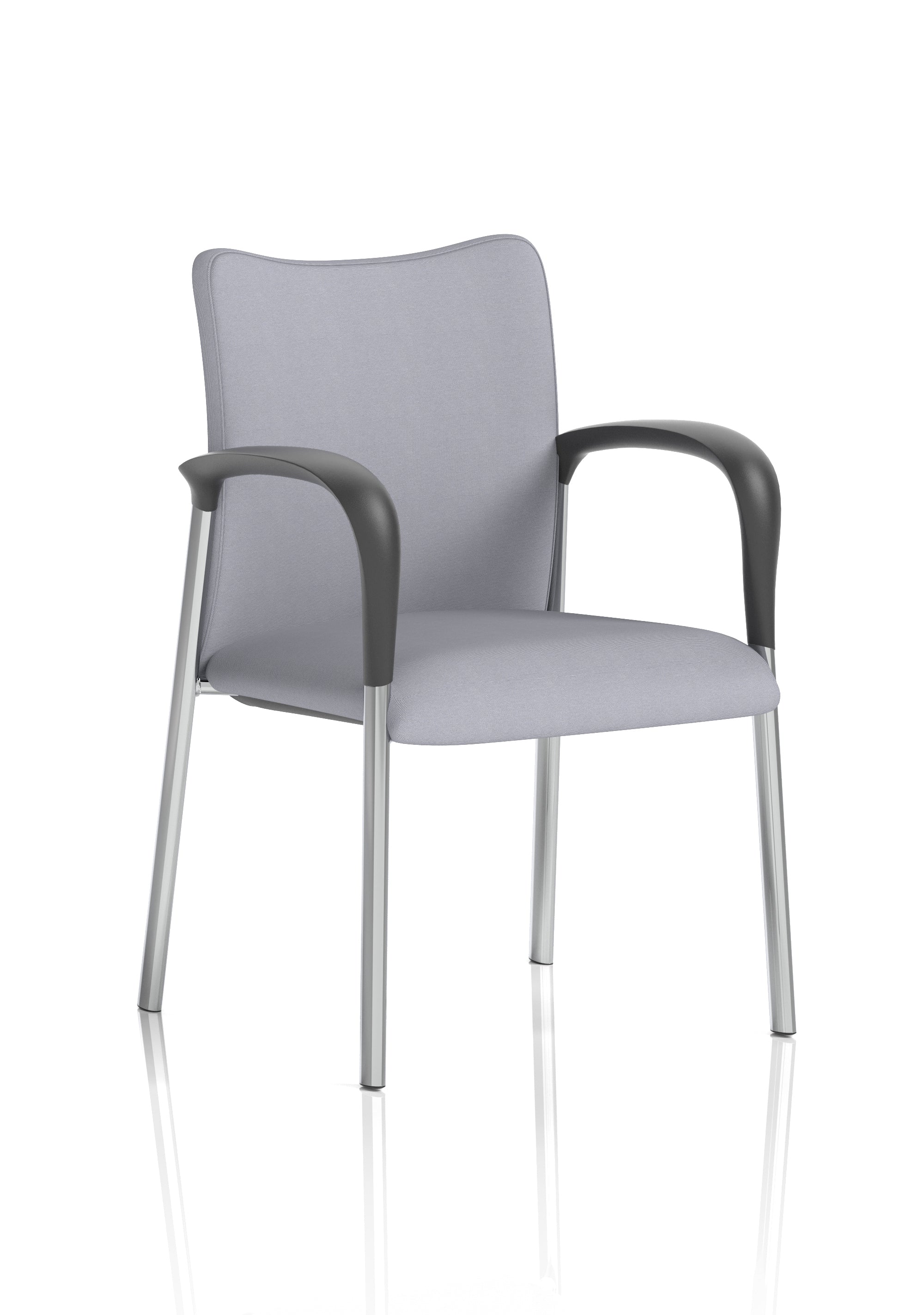 Academy Stacking Medium Back Visitor Office Chair In Quest Fabric