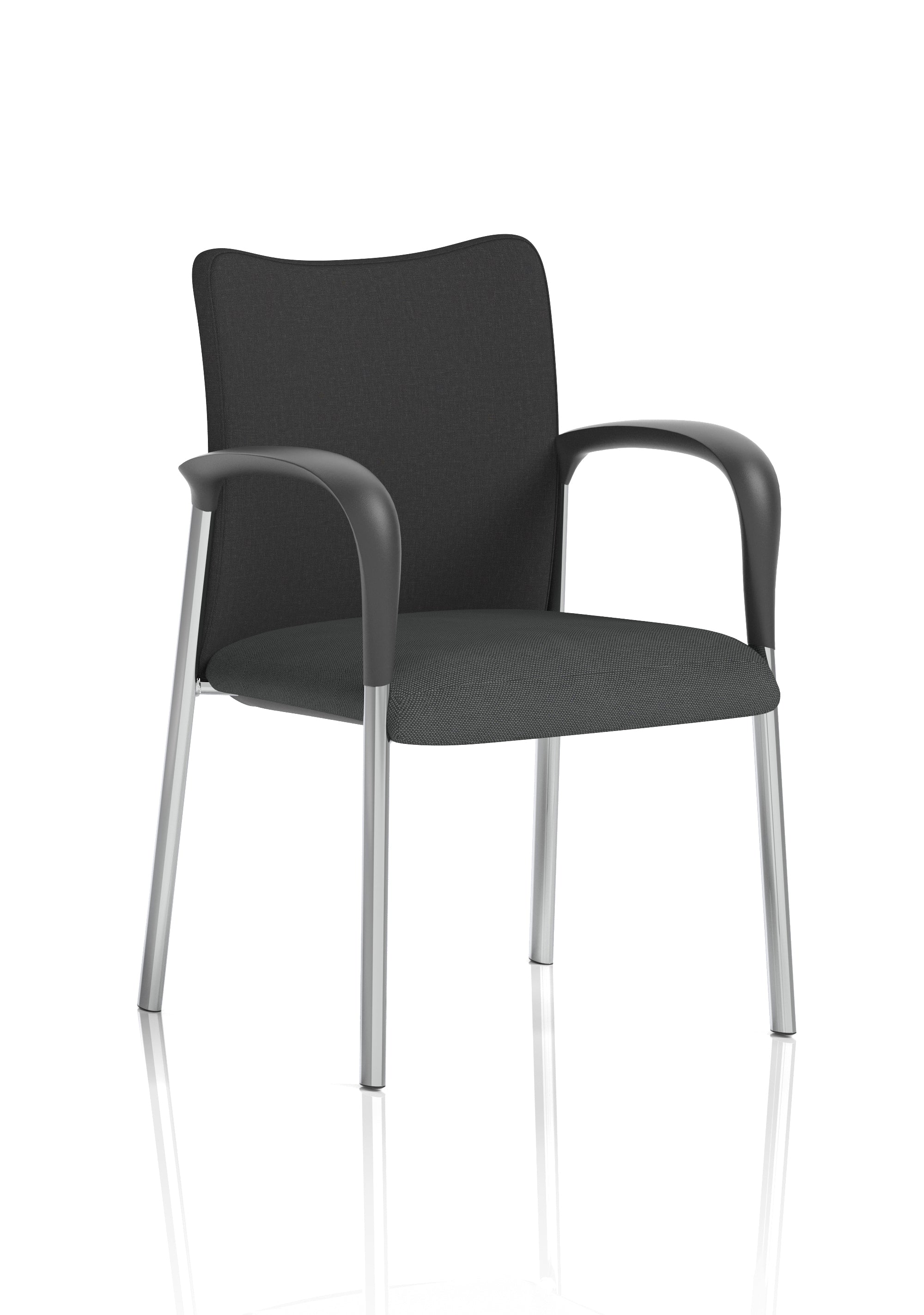 Academy Stacking Medium Back Visitor Office Chair In Quest Fabric