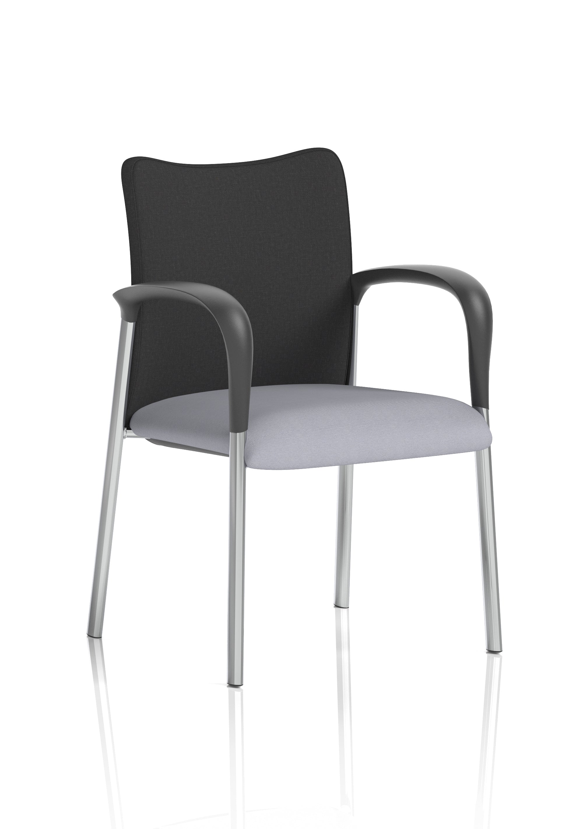 Academy Stacking Medium Back Visitor Office Chair In Quest Fabric