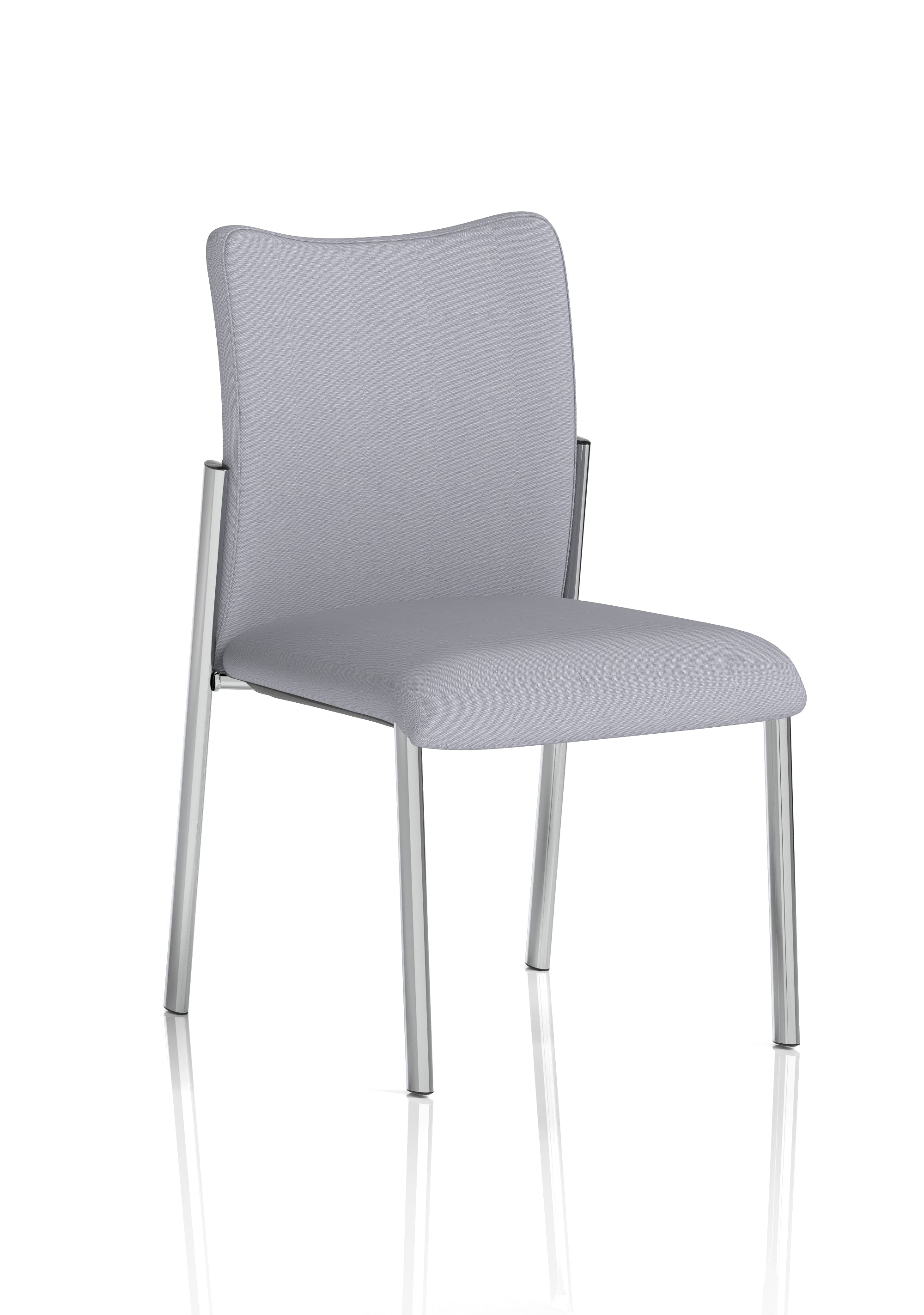 Academy Stacking Medium Back Visitor Office Chair In Quest Fabric
