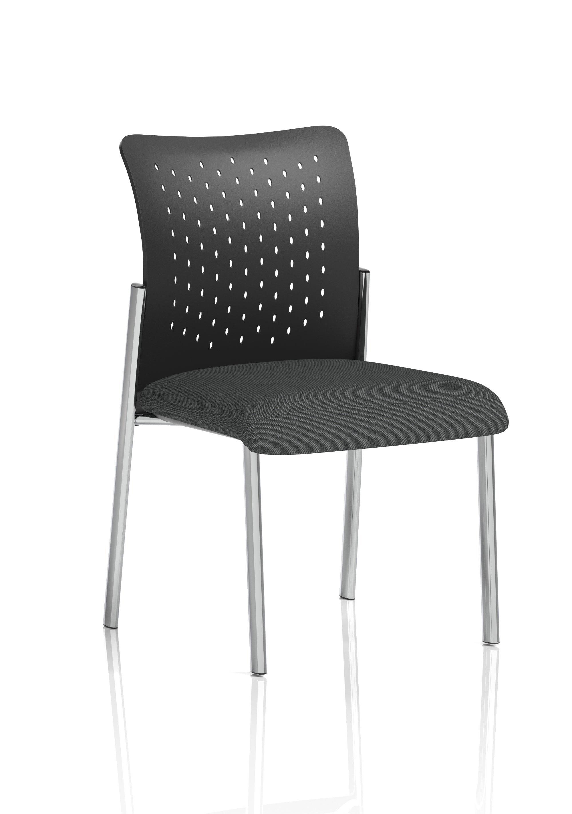 Academy Stacking Medium Back Visitor Office Chair In Quest Fabric
