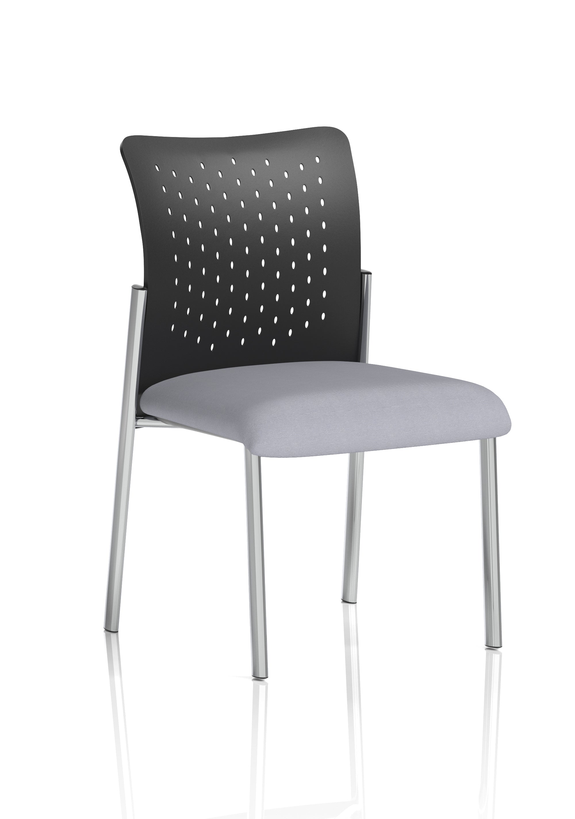 Academy Stacking Medium Back Visitor Office Chair In Quest Fabric