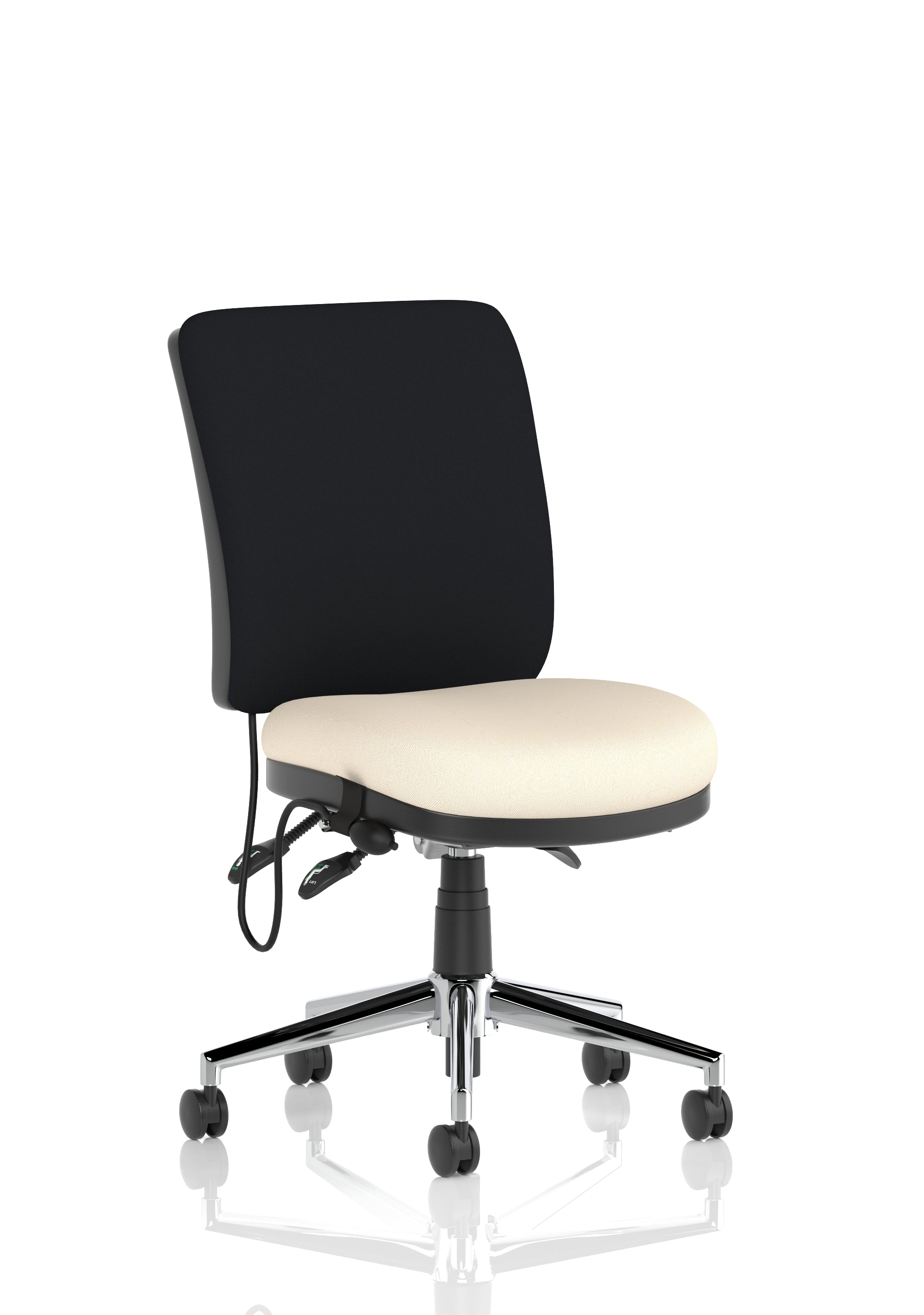 Chiro Medium Back Task Operator Office Chair In Quest Fabric