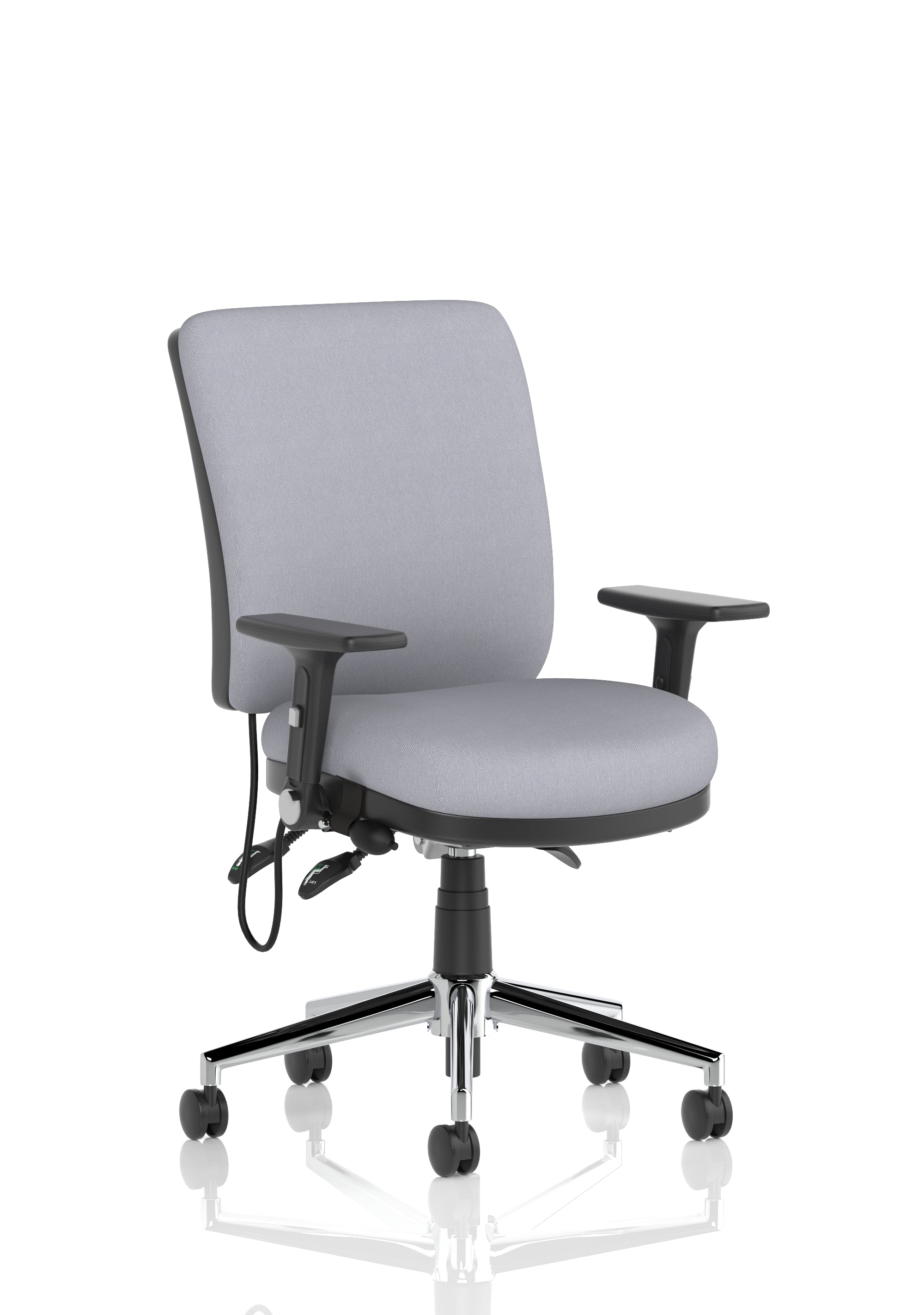 Chiro Medium Back Task Operator Office Chair In Quest Fabric