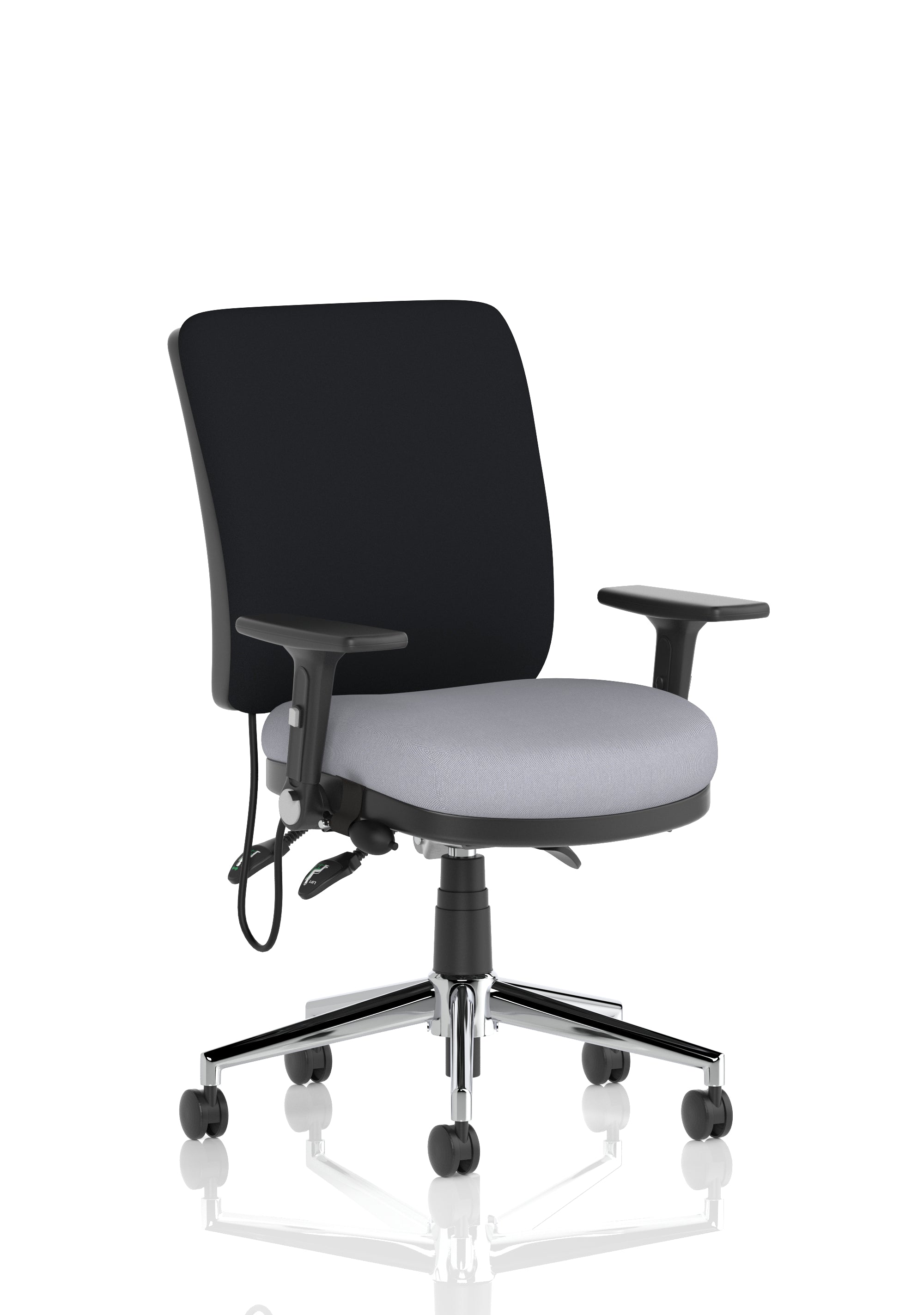 Chiro Medium Back Task Operator Office Chair In Quest Fabric
