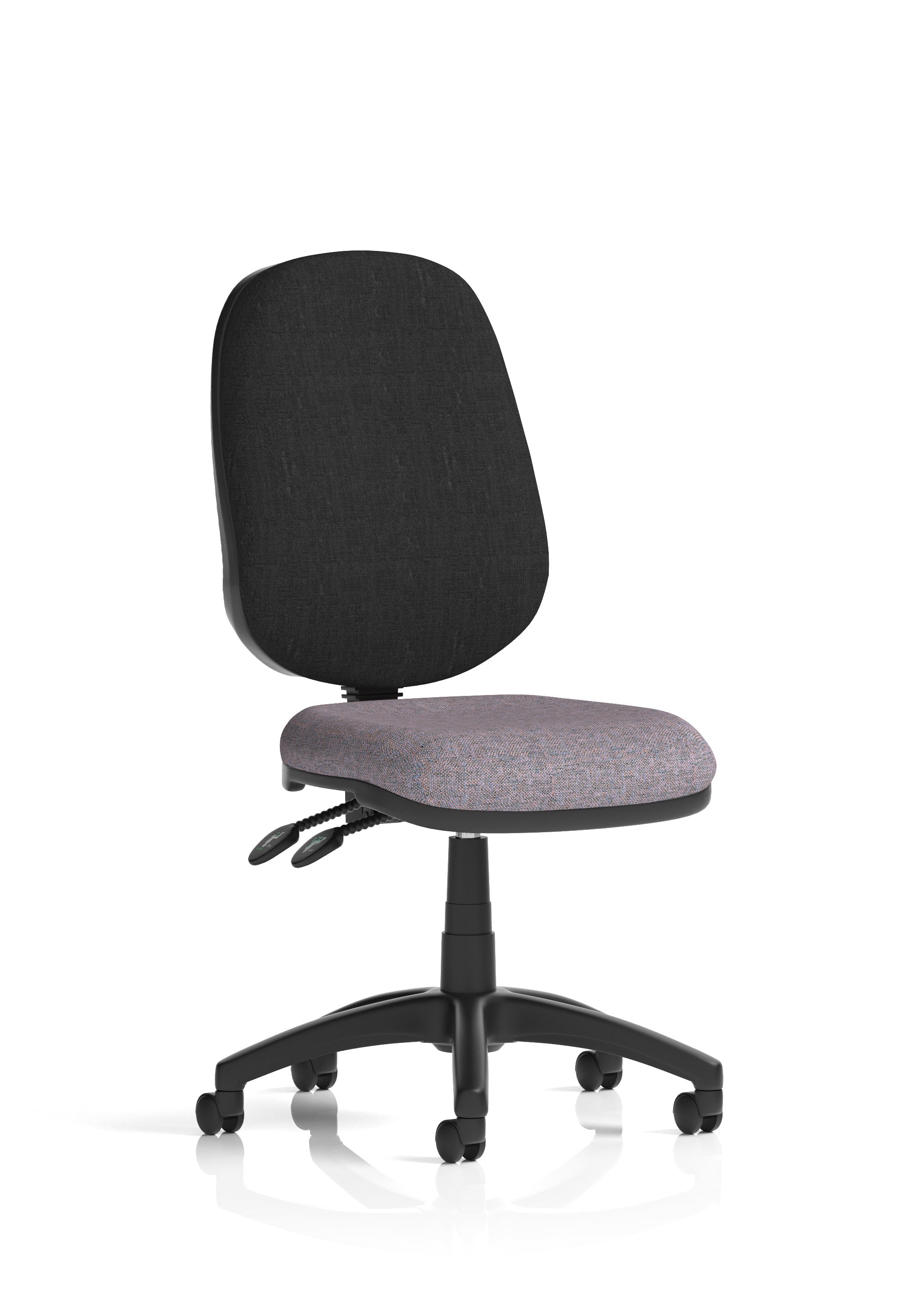 Eclipse Plus II Medium Back Task Operator Office Chair In Quest And Rivet Fabric