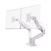 MERGE TWIN GAS SPRING MONITOR ARM | WHITE