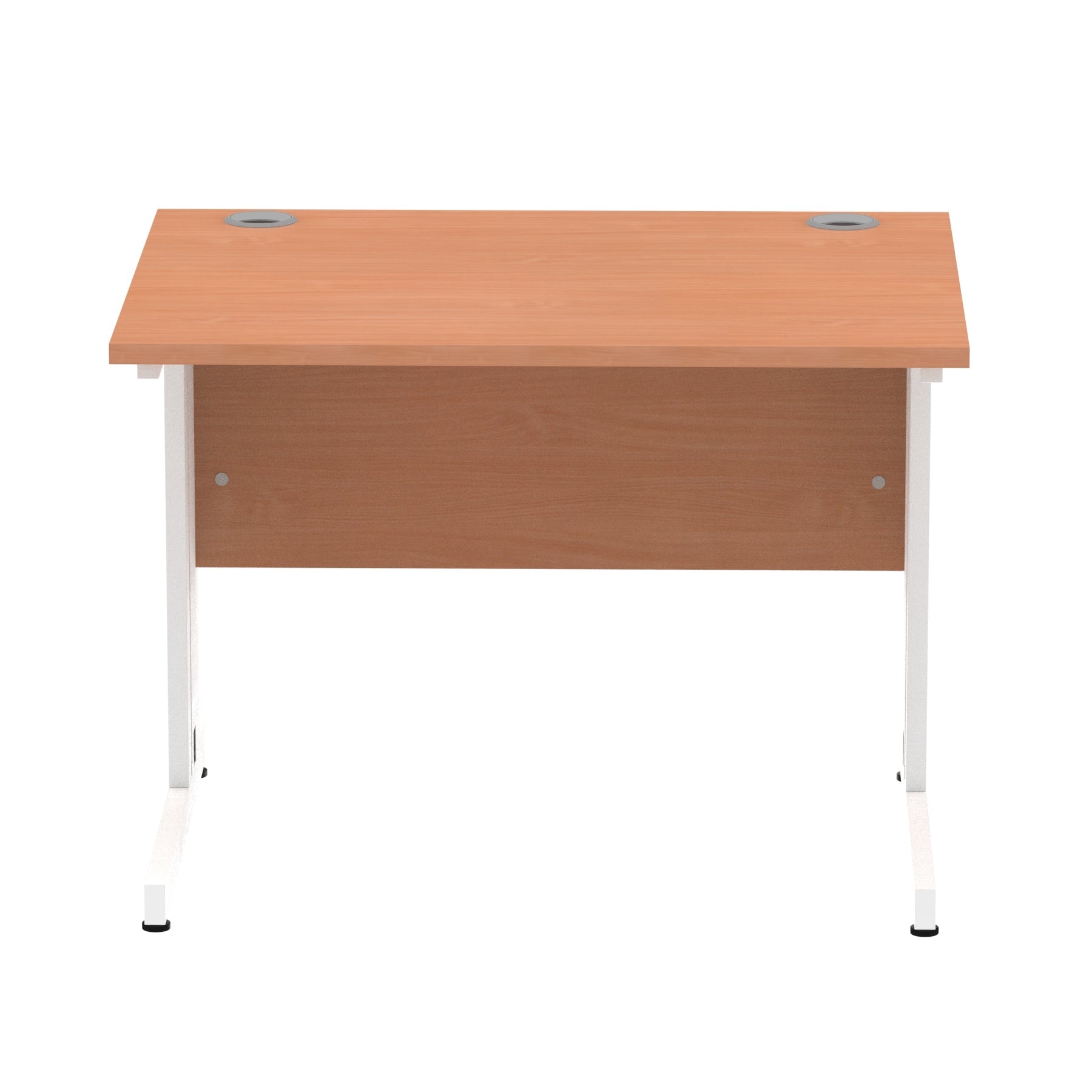 Impulse 1000mm Straight Desk Cable Managed Leg