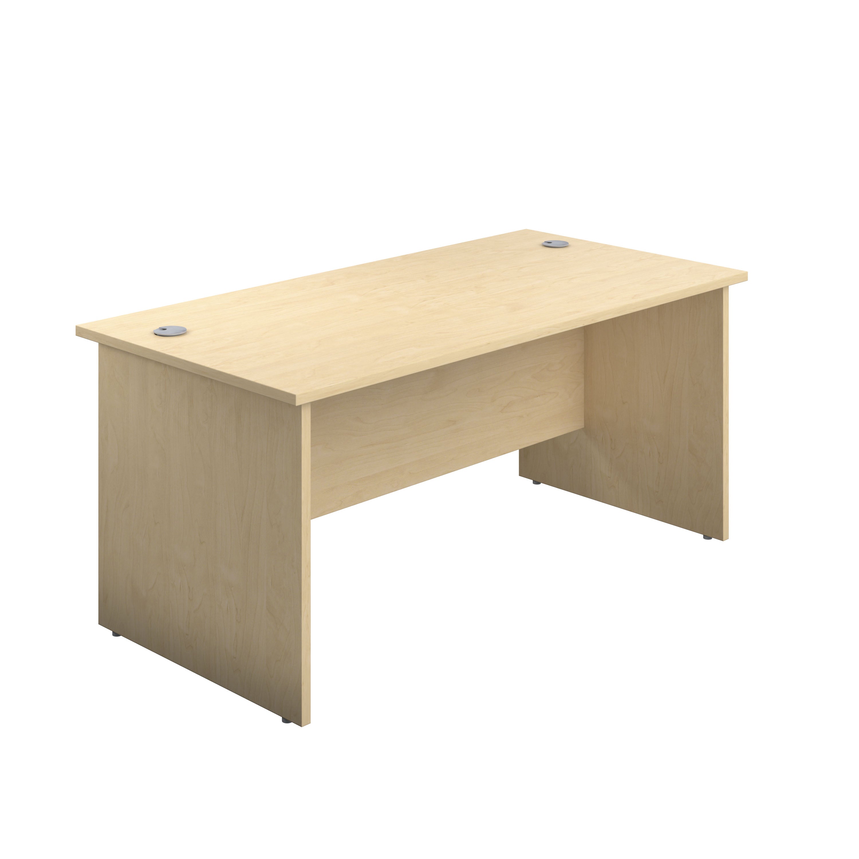 Panel Rectangular Desk: 800mm Deep | 1200X800 | Maple