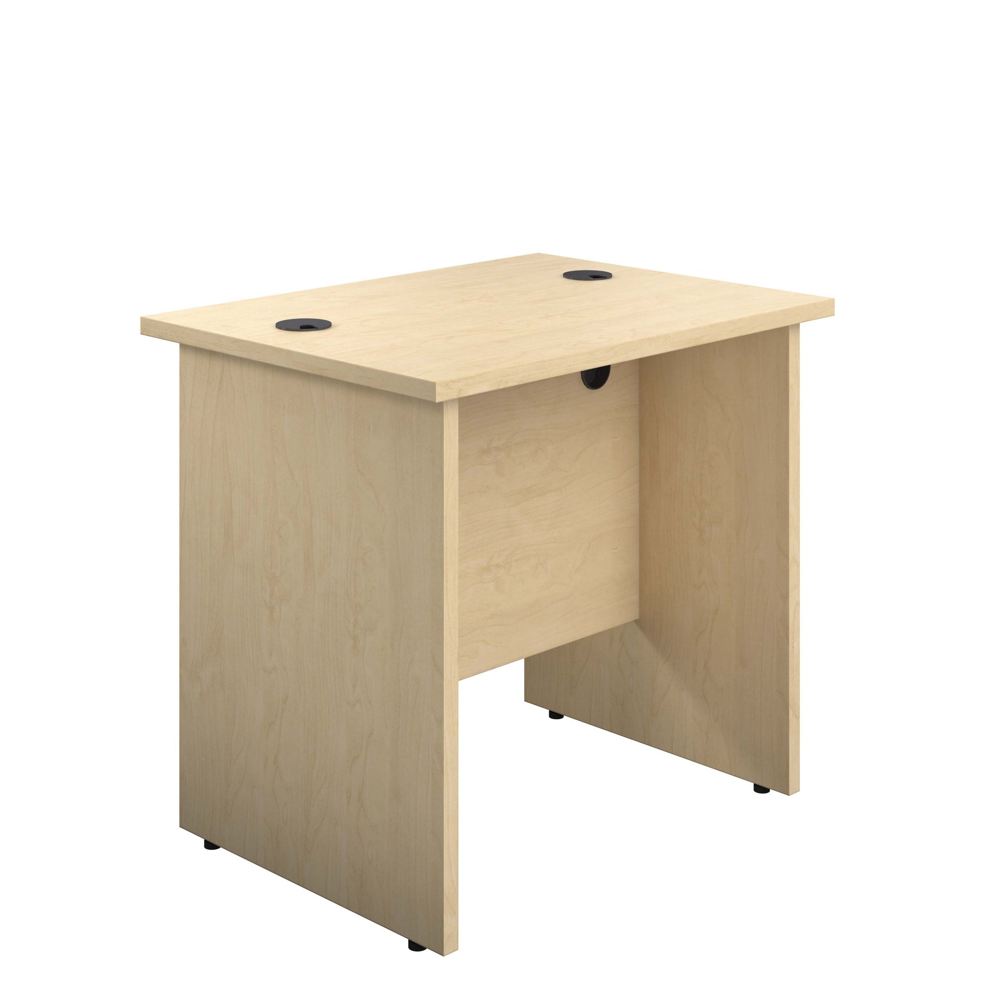 Panel Rectangular Desk: 600mm Deep | 800X600 | Maple