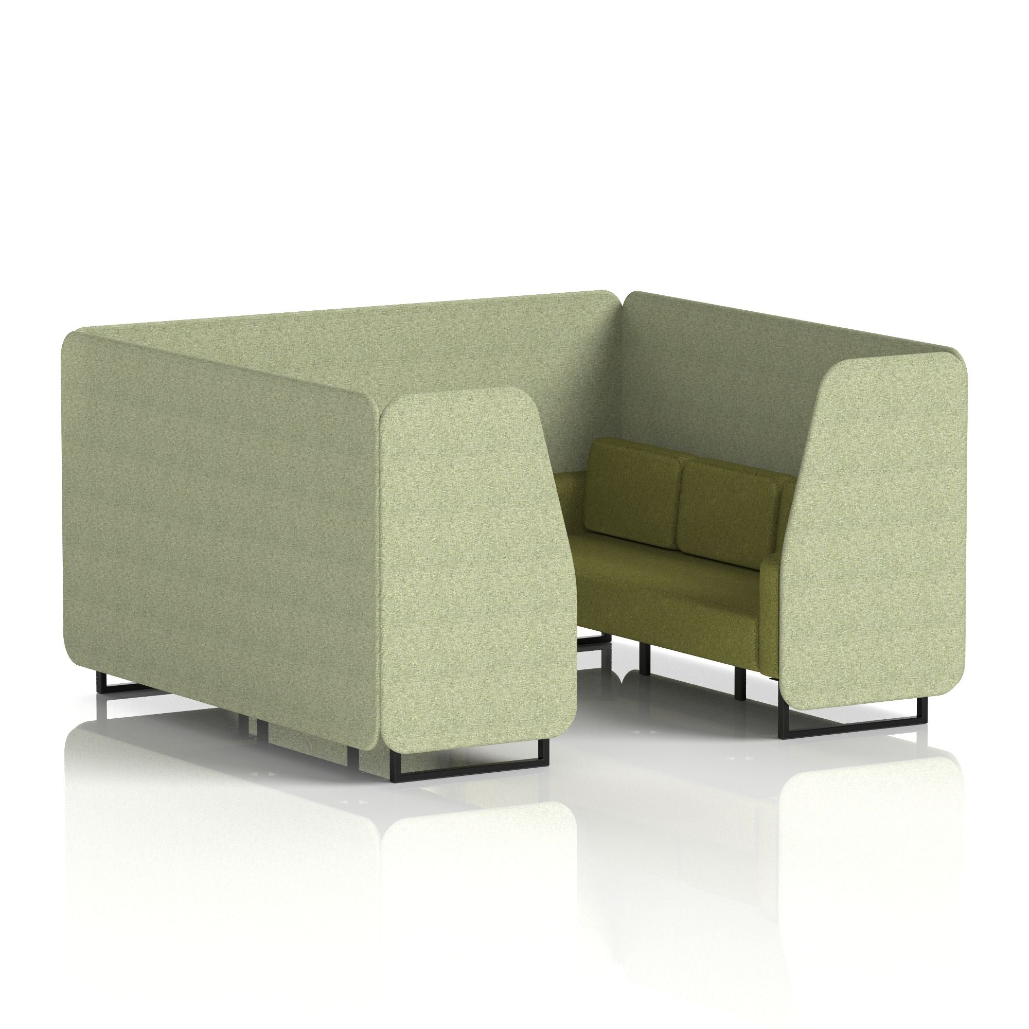Brixworth Booth With Black Legs in Two Tone
