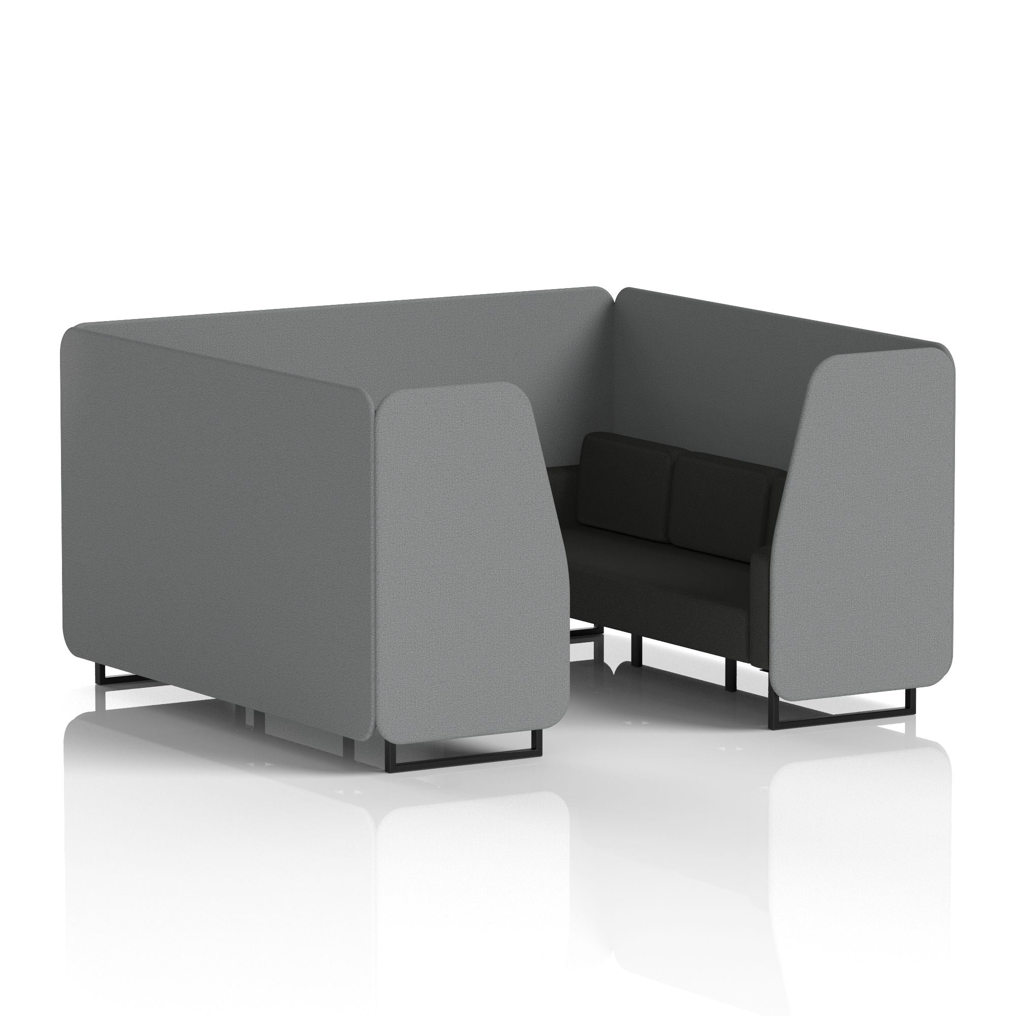 Brixworth Booth With Black Legs in Two Tone