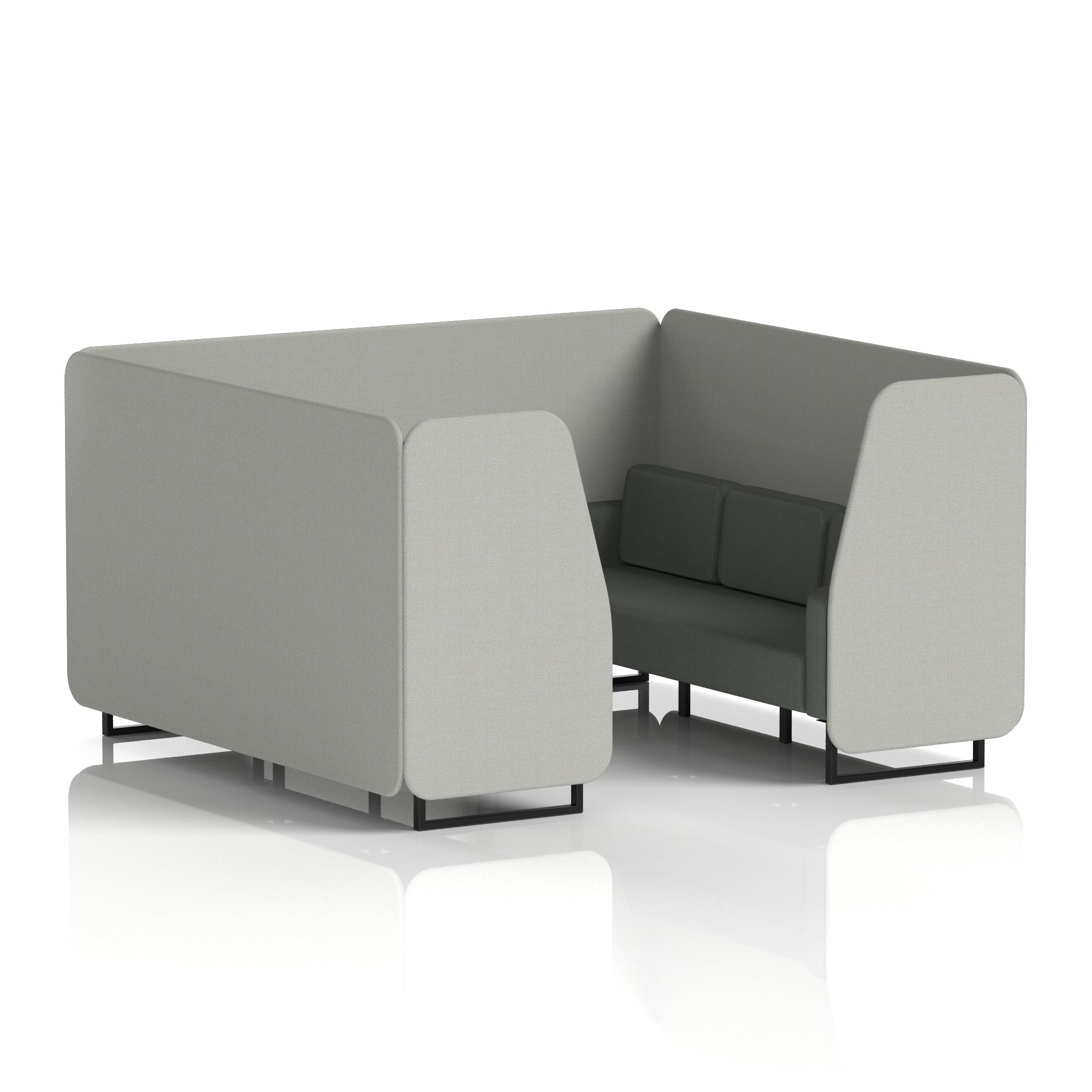 Brixworth Booth With Black Legs in Two Tone
