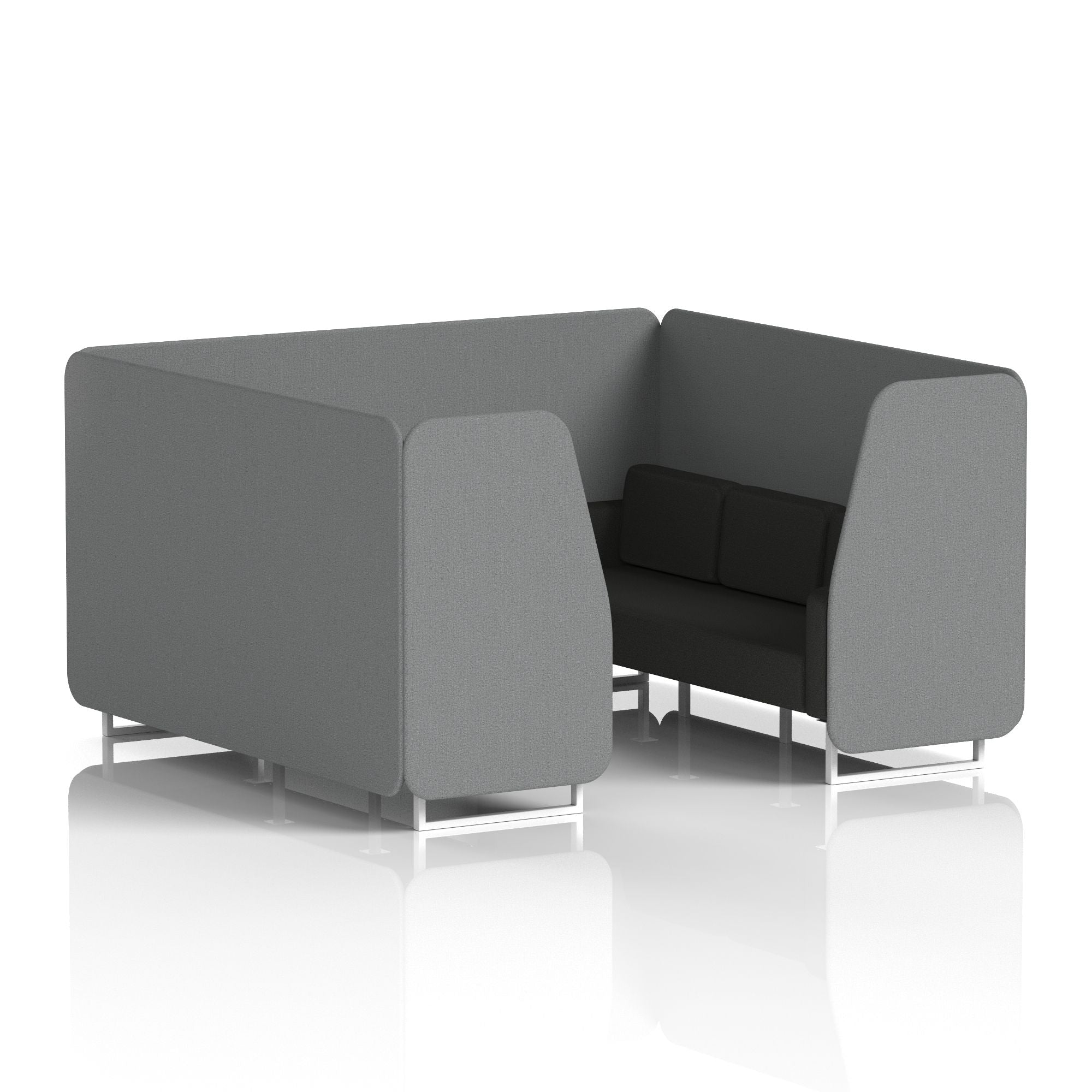Brixworth Booth With White Legs in Two Tone