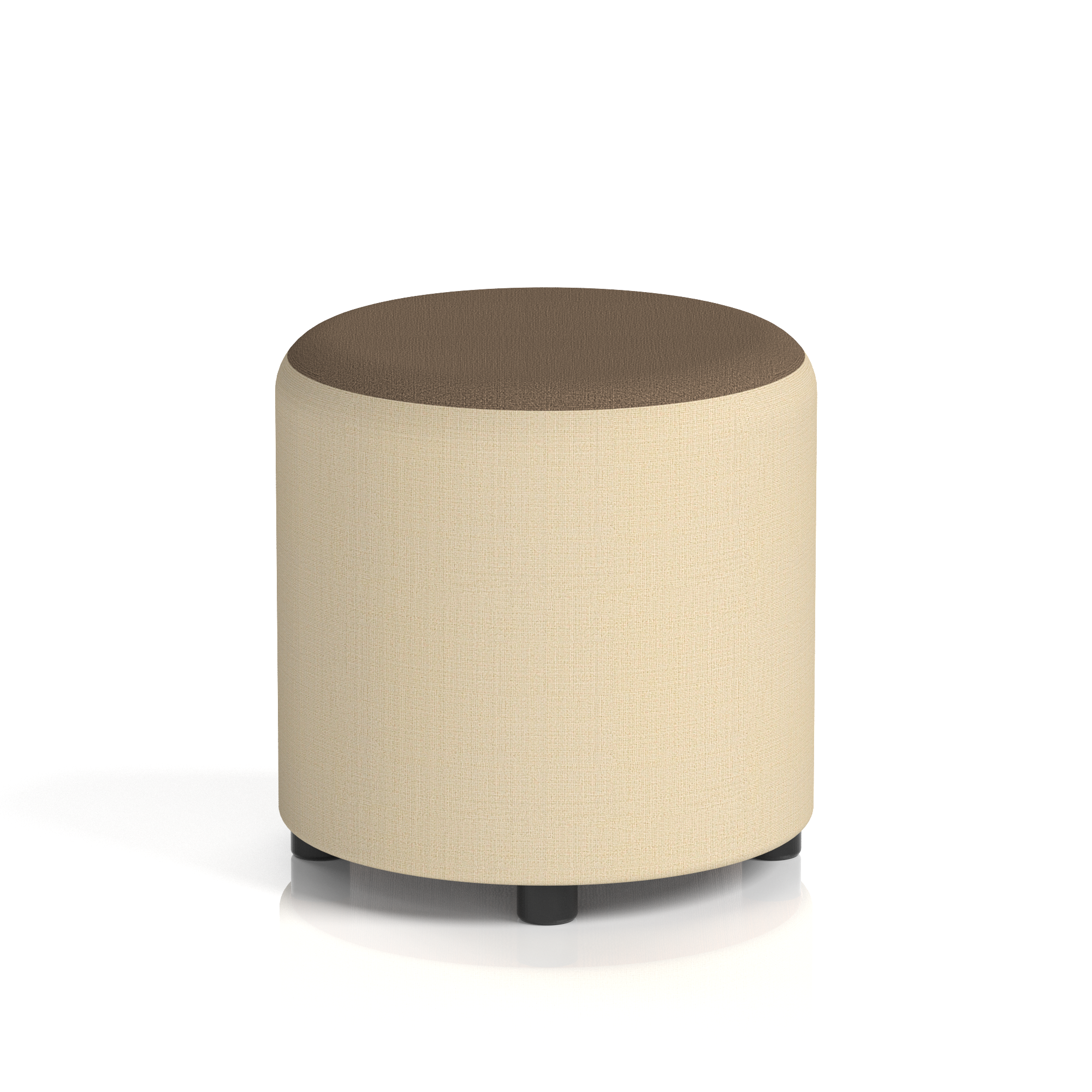 Harlestone Round Stool in Two Tone