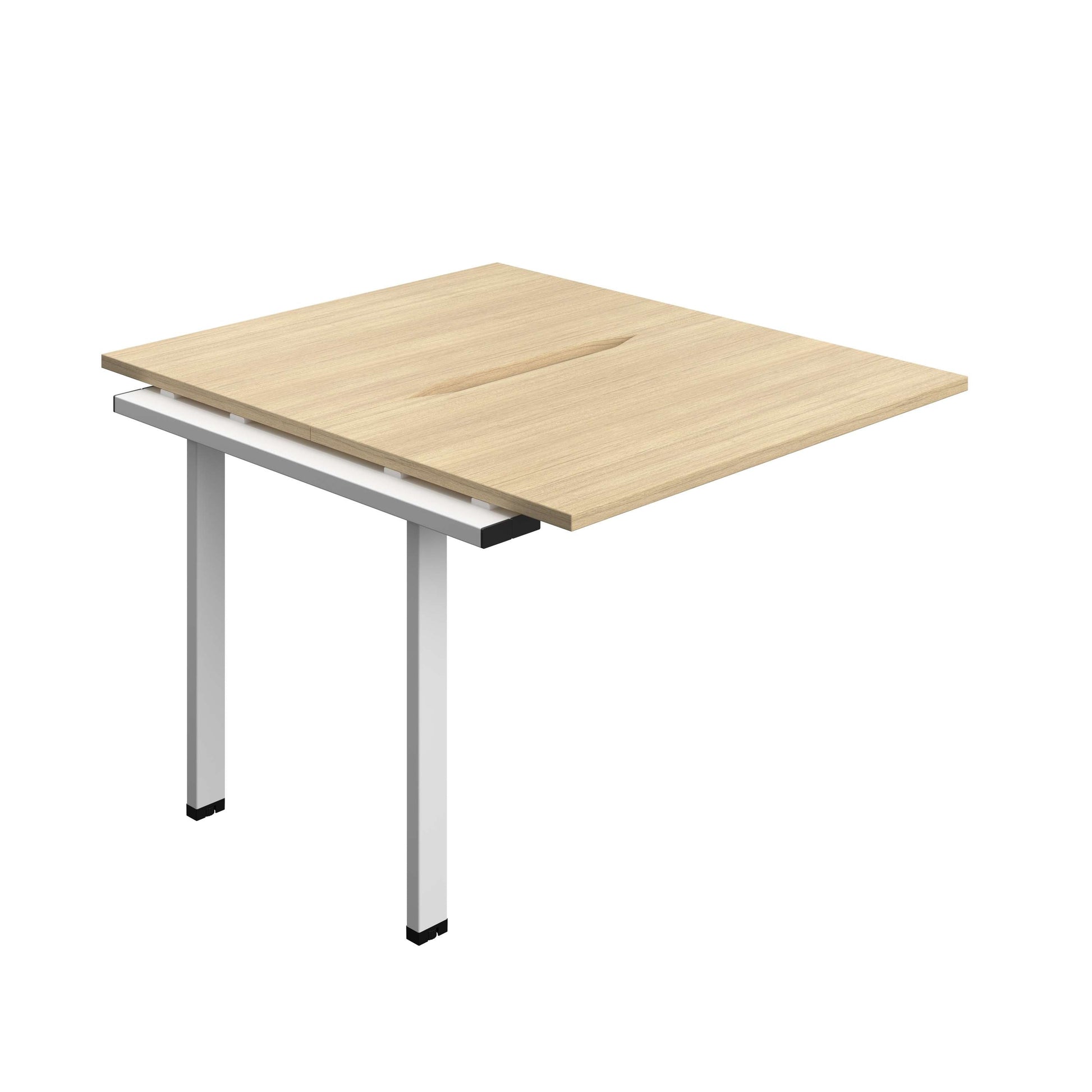 Synergy Bench Extension with Cut Out: 2 Person (FSC) : 1000 | 600 | Nova Oak/White