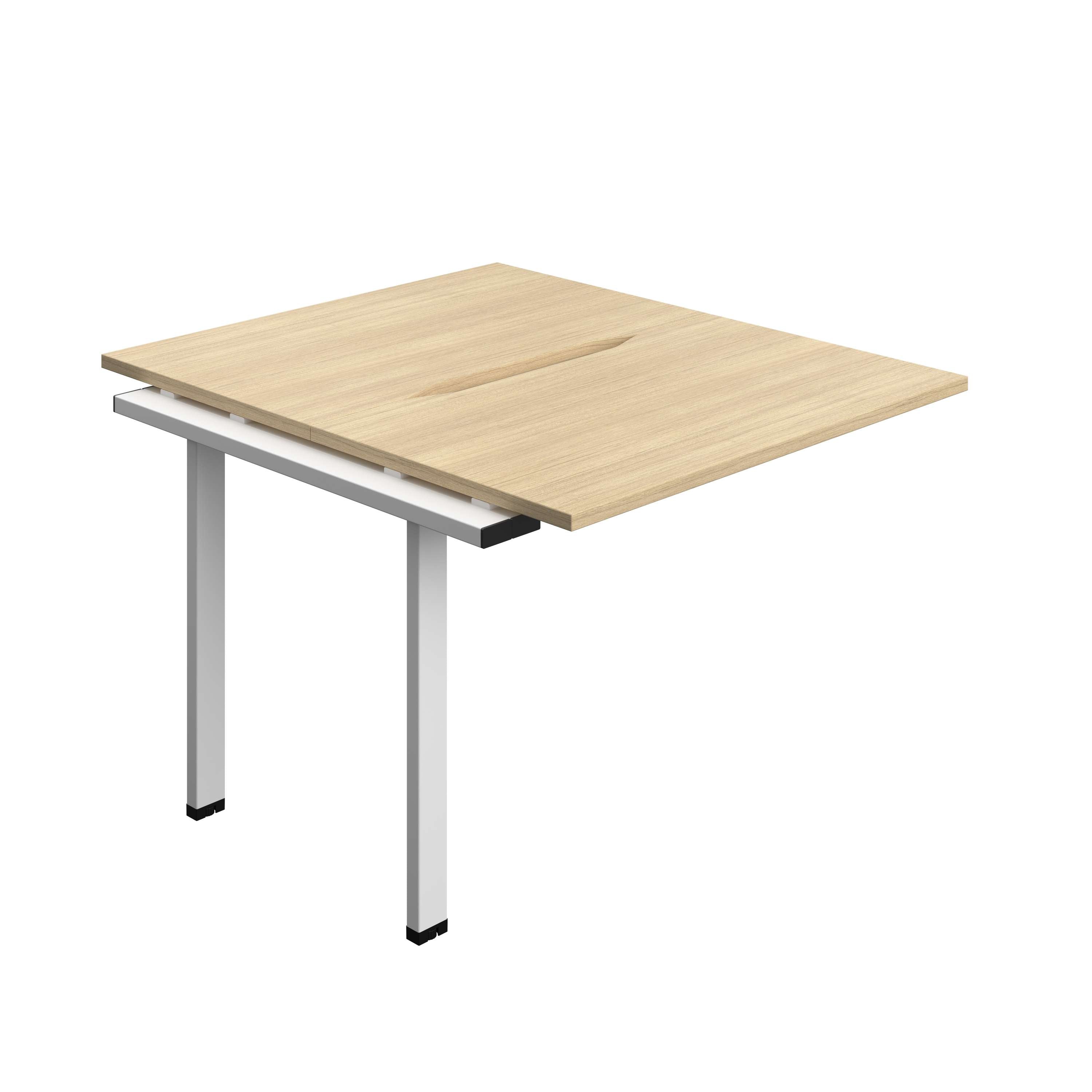 Synergy Bench Extension with Cut Out: 2 Person (FSC) : 1000 | 600 | Nova Oak/White