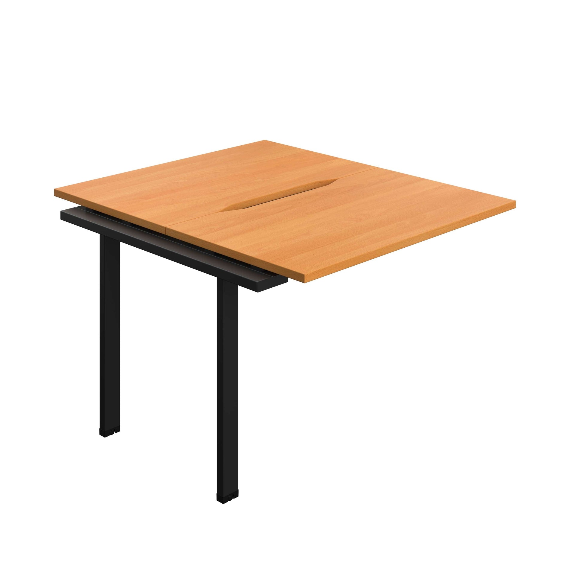 Synergy Bench Extension with Cut Out: 2 Person (FSC) : 1000 | 700 | Beech/Black