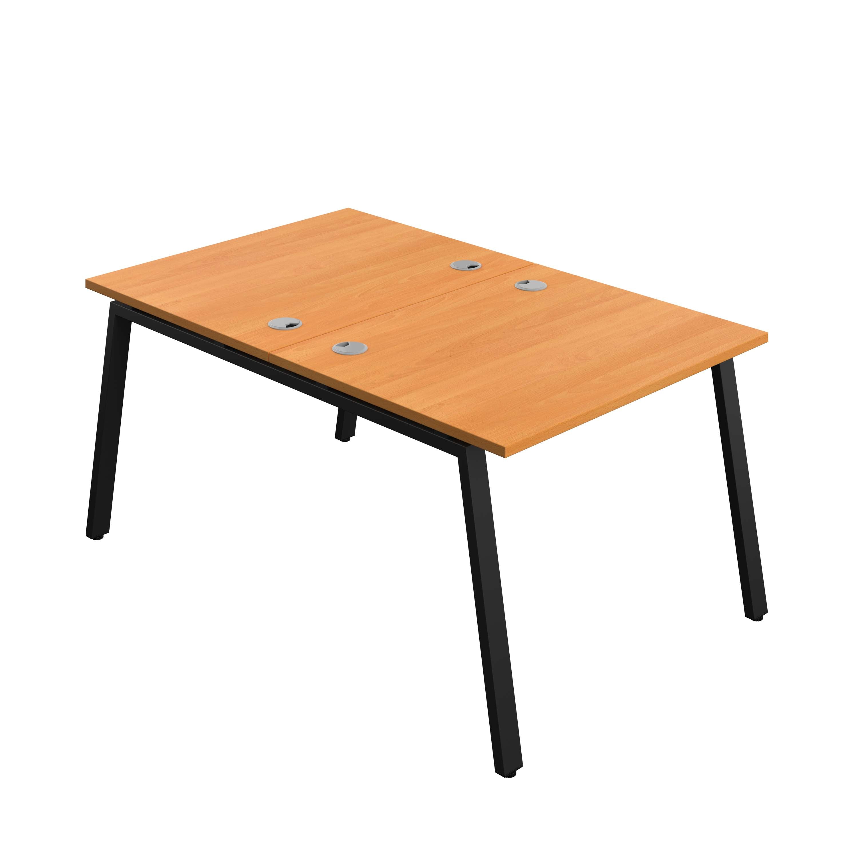 Synergy Bench with Cable Ports: 2 Person (FSC) : A-Frame Leg : 1000