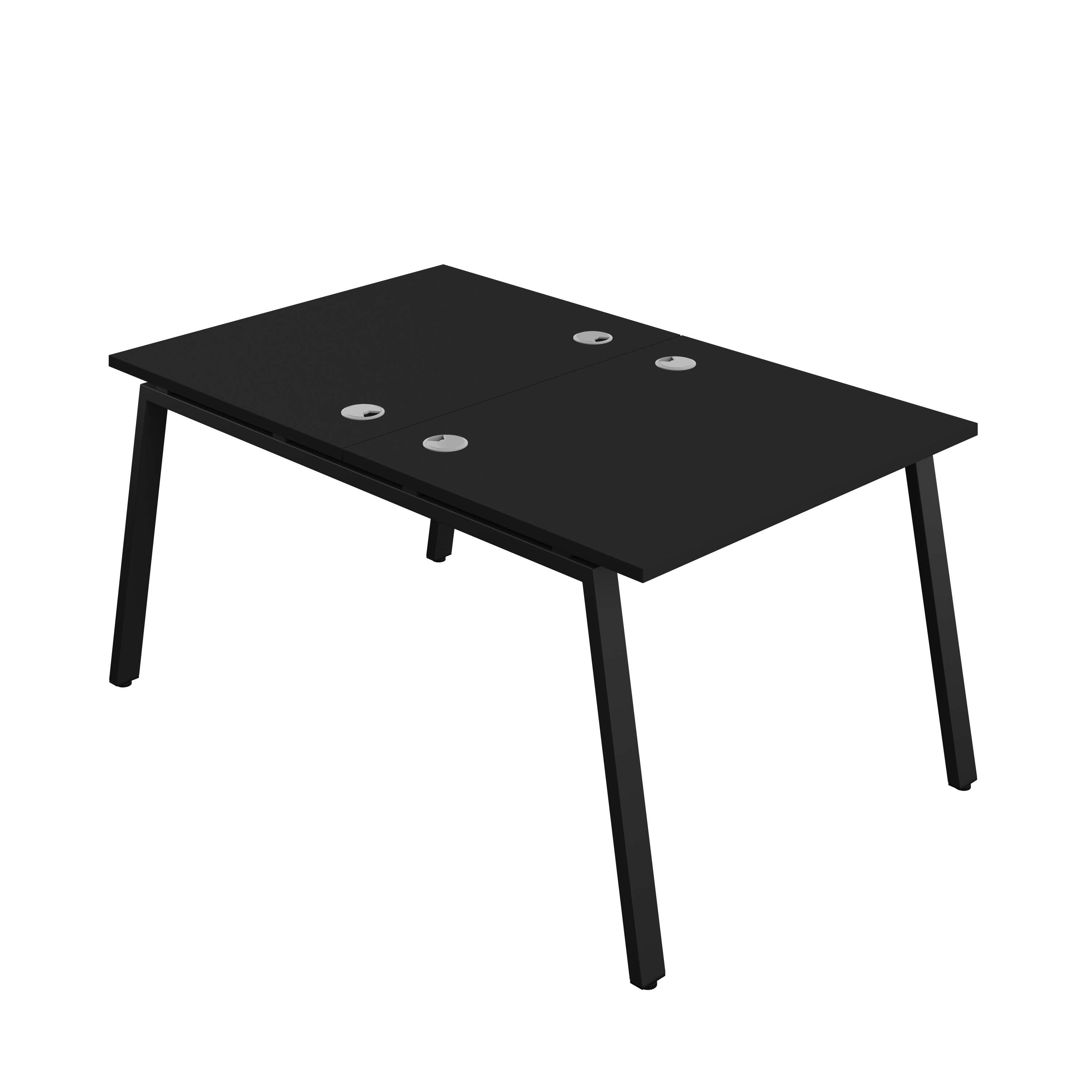 Synergy Bench with Cable Ports: 2 Person (FSC) : A-Frame Leg : 1000