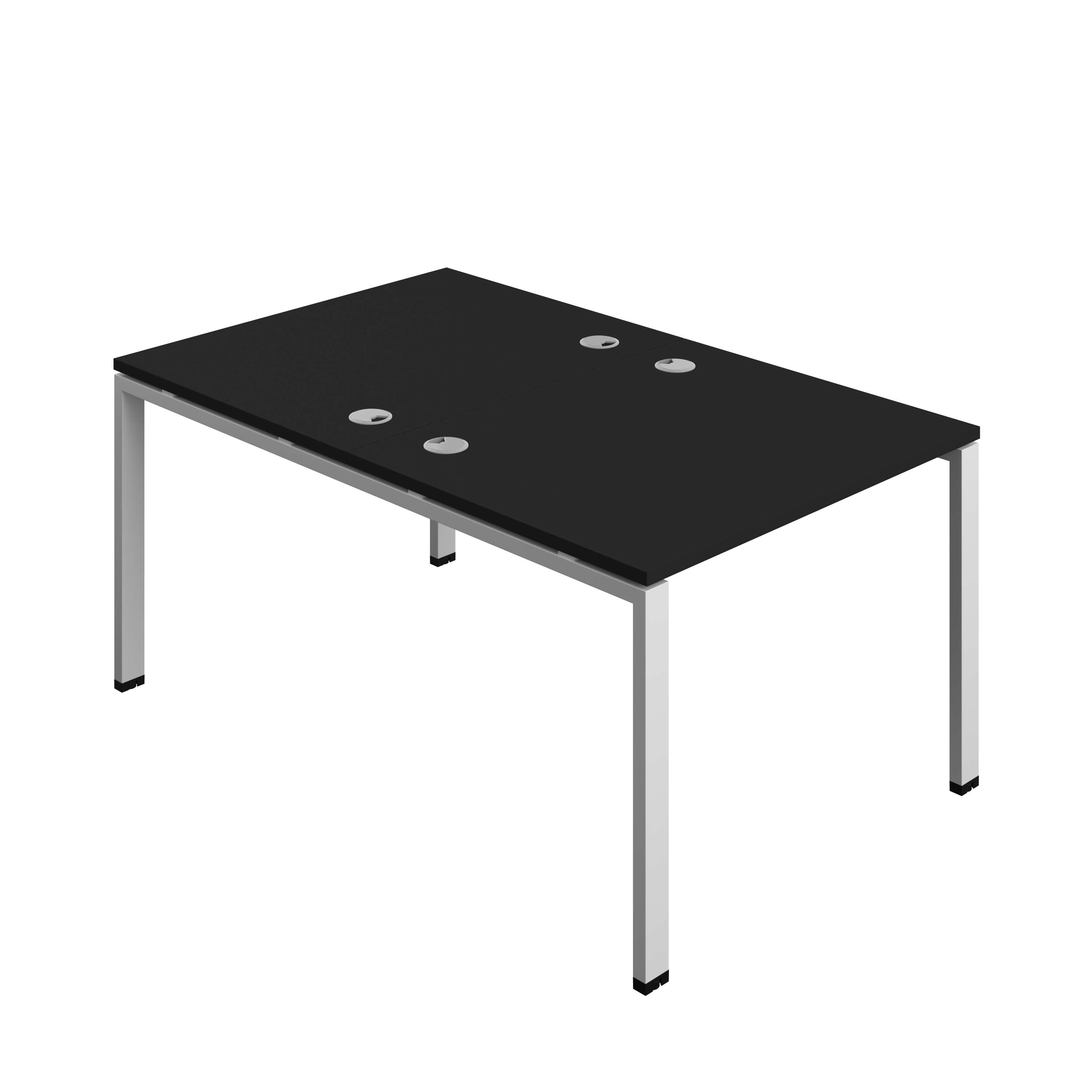 Synergy Bench with Cable Ports: 2 Person (FSC) : Goal Post Leg : 1000