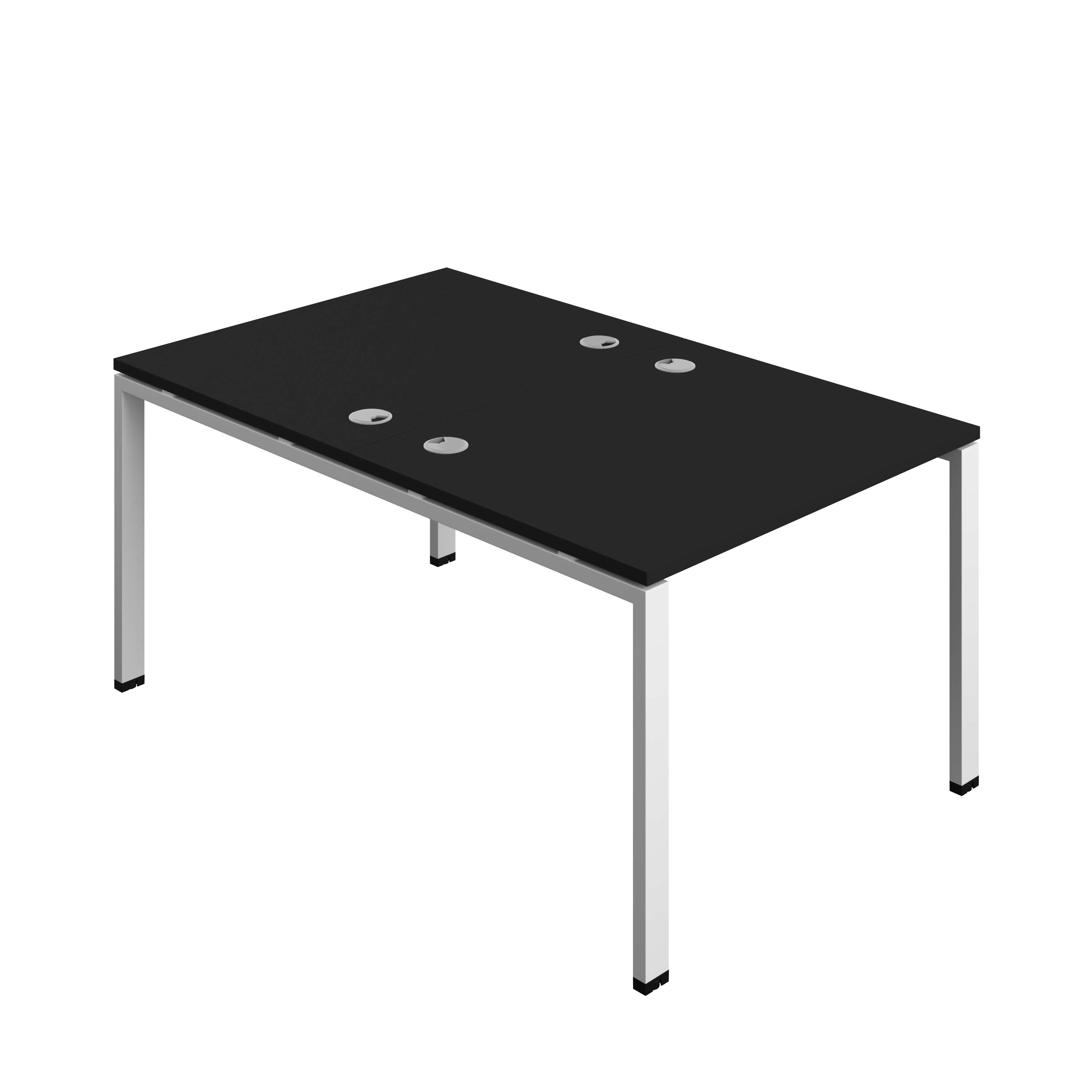 Synergy Bench with Cable Ports: 2 Person (FSC) : Goal Post Leg : 1000