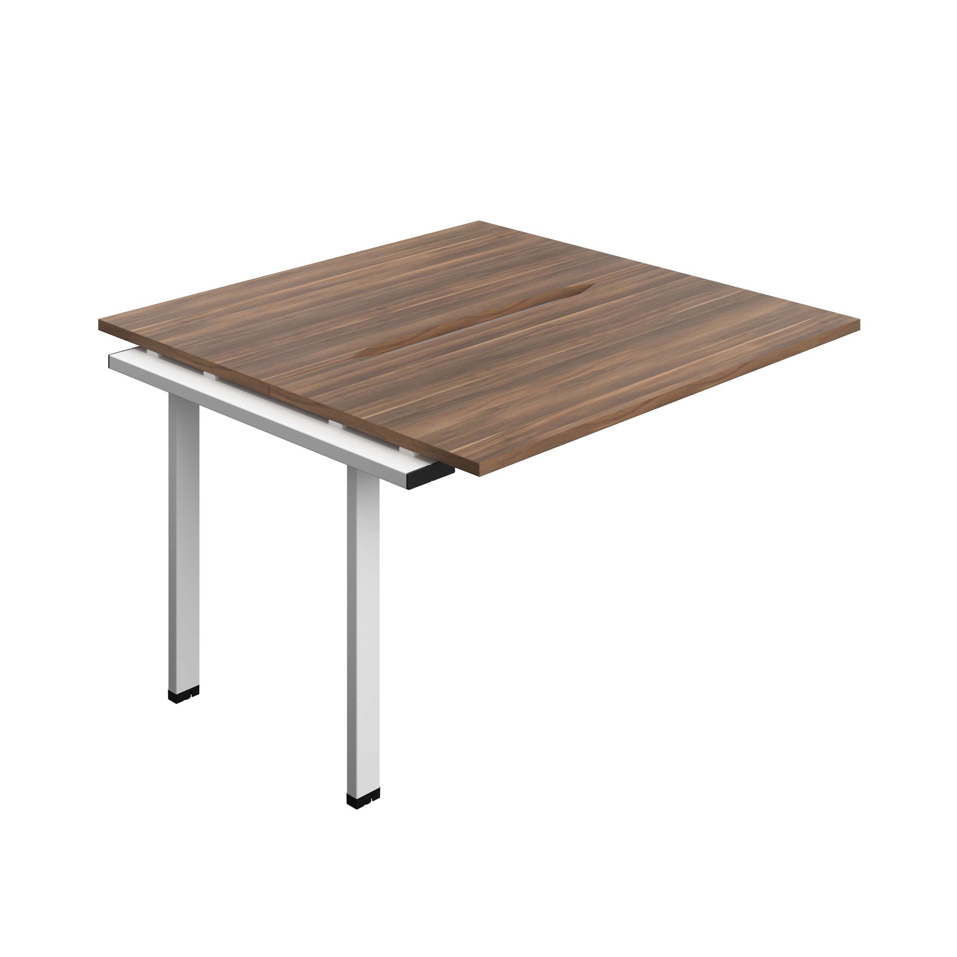 Synergy Bench Extension with Cut Out: 2 Person (FSC) : 1200 | 600 | Dark Walnut/White