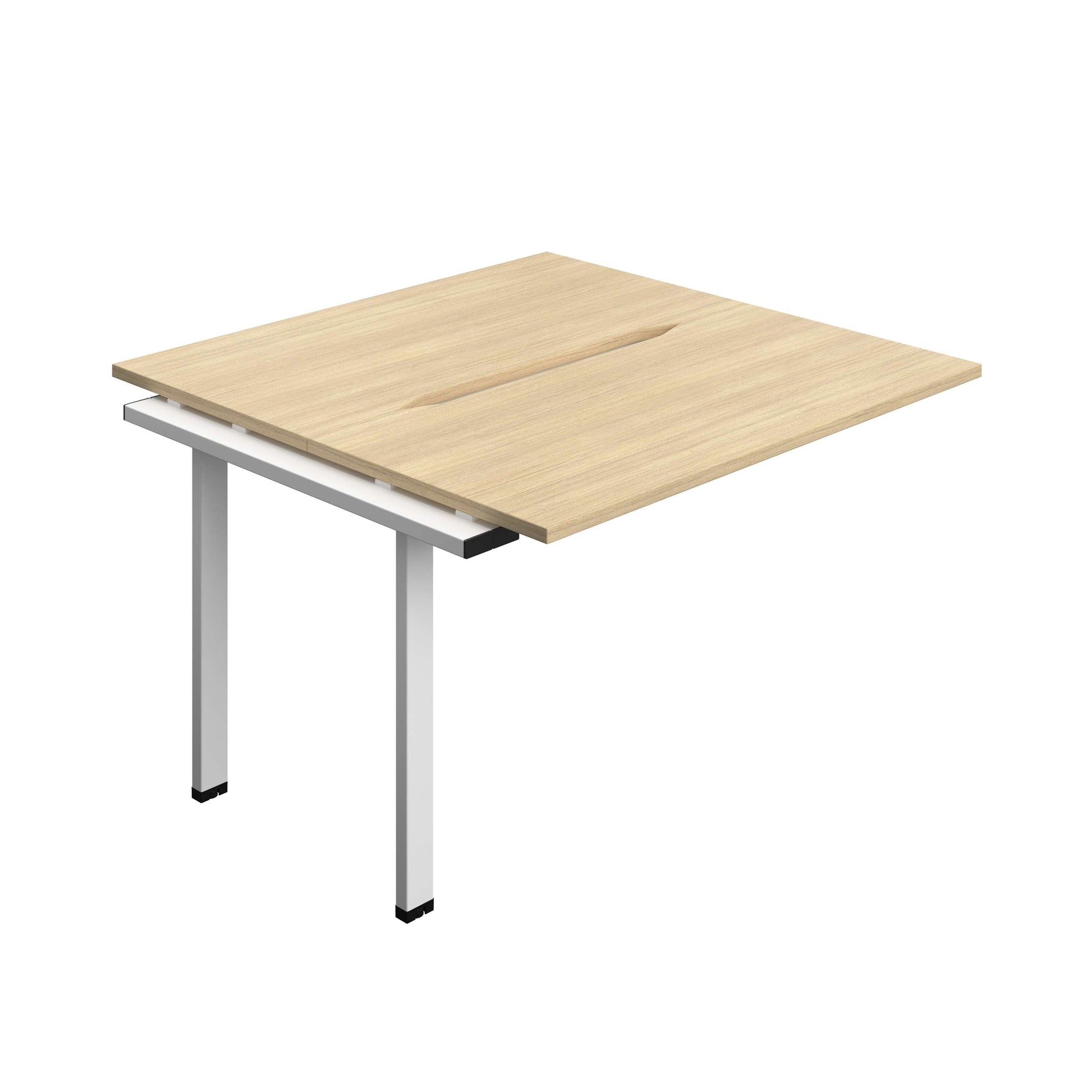 Synergy Bench Extension with Cut Out: 2 Person (FSC) : 1200 | 600 | Nova Oak/White
