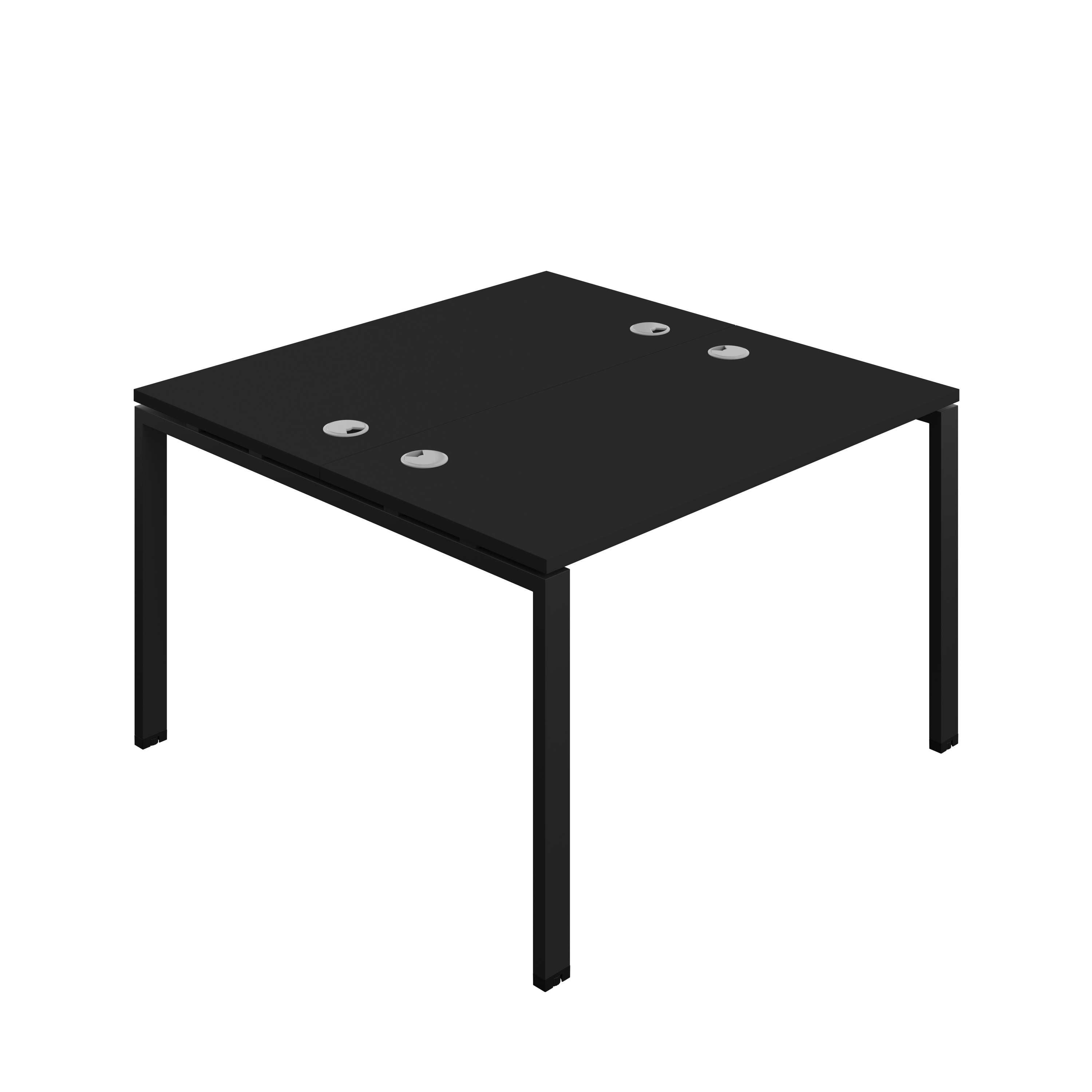 Synergy Bench with Cable Ports: 2 Person (FSC) : Goal Post Leg : 1200