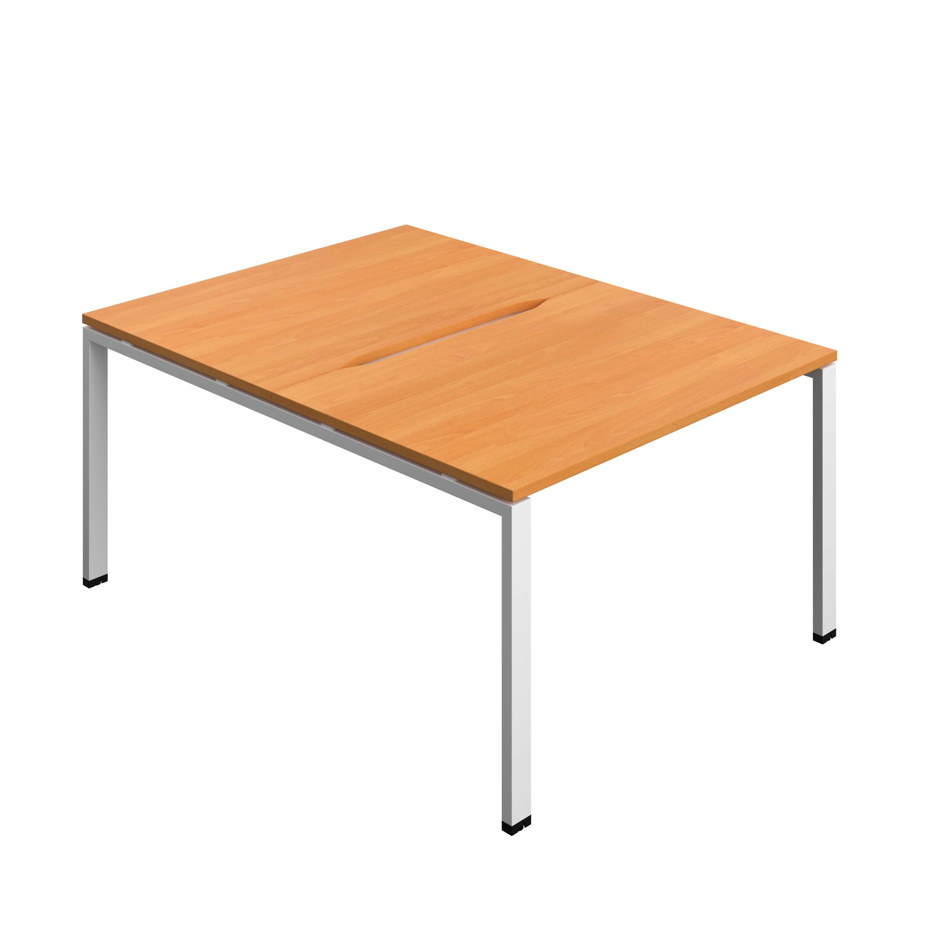 Synergy Bench with Cut Out: 2 Person (FSC) : Goal Post Leg : 1200