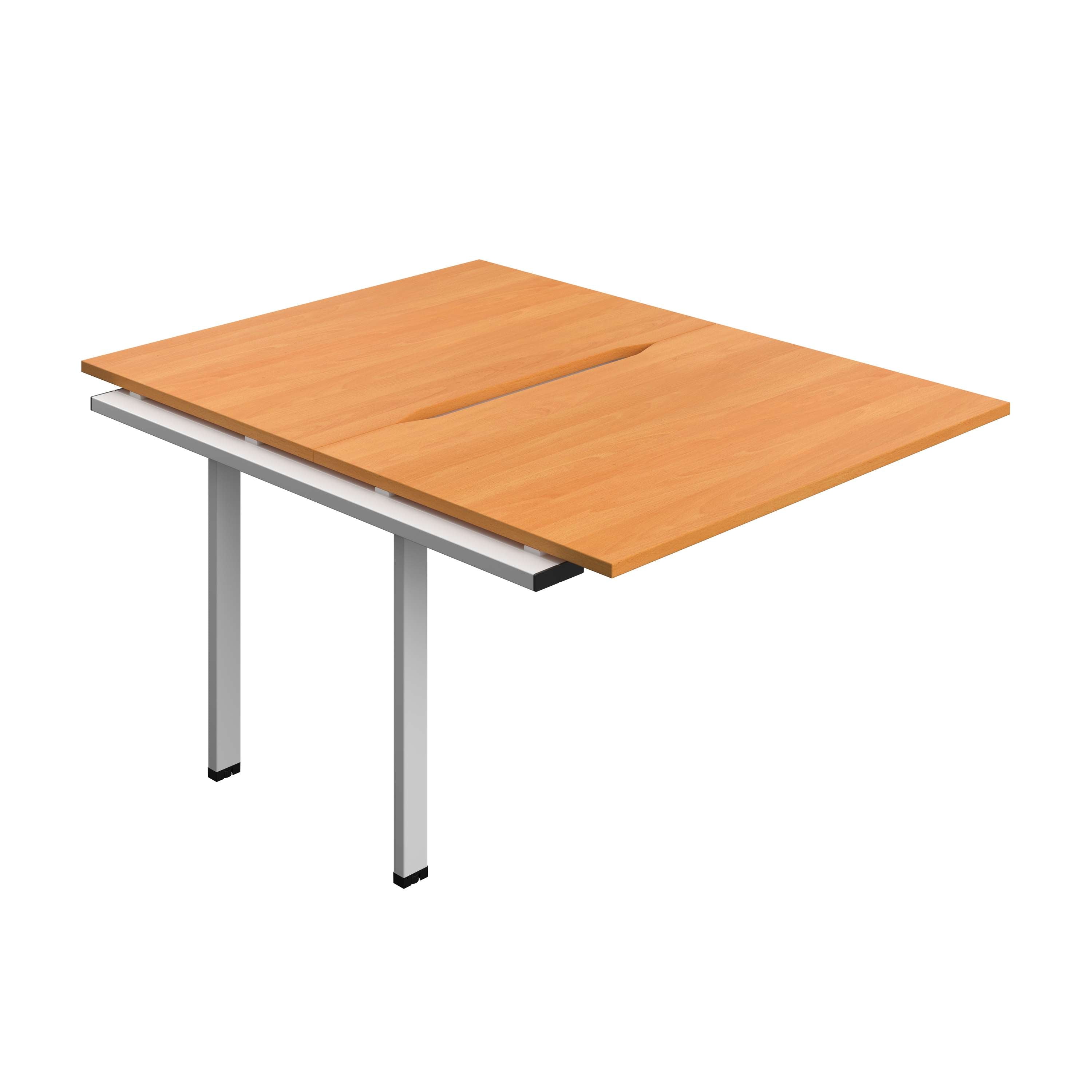 Synergy Bench Extension with Cut Out: 2 Person (FSC) : 1200 | 800 | Unlimited/Silver