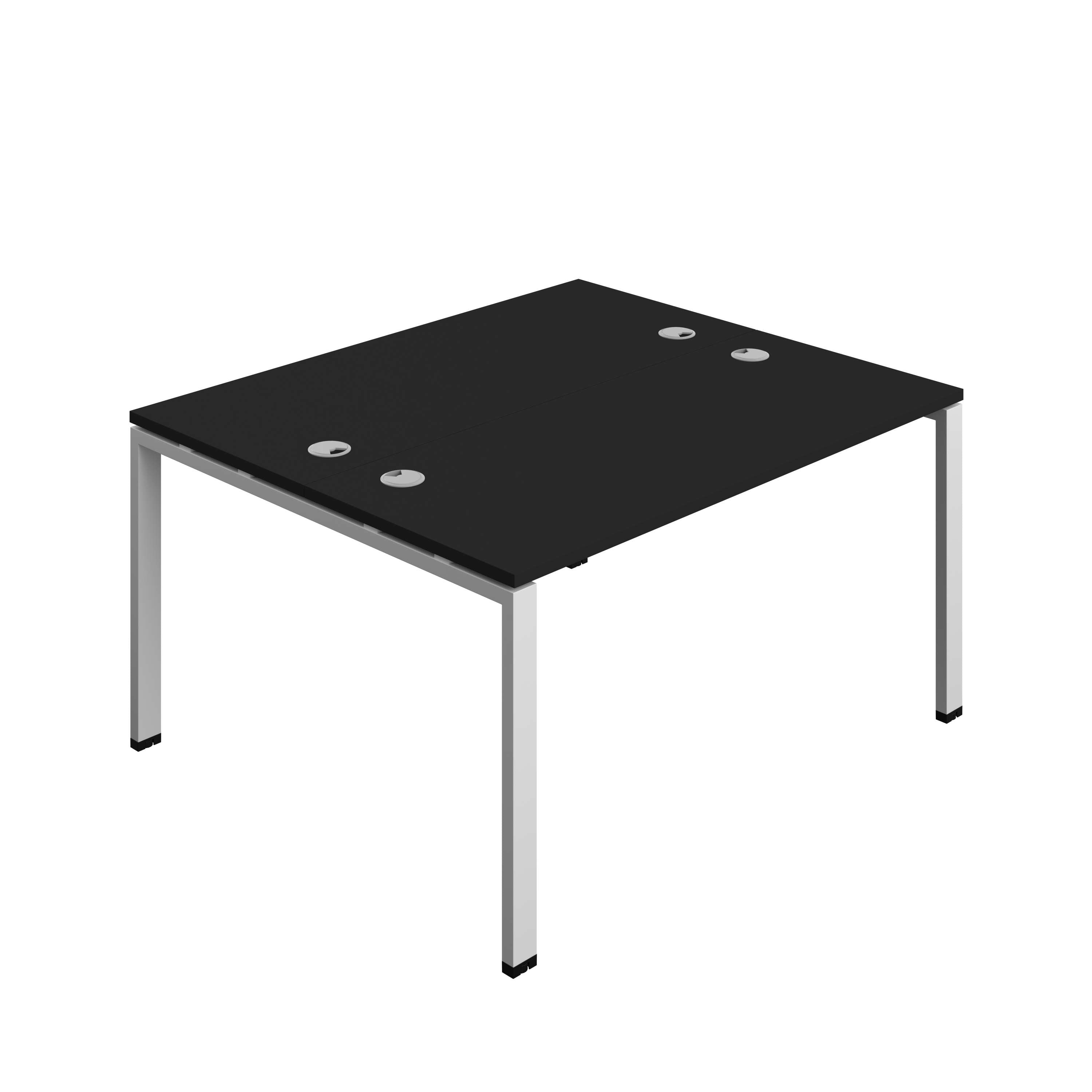 Synergy Bench with Cable Ports: 2 Person (FSC) : Goal Post Leg : 1400