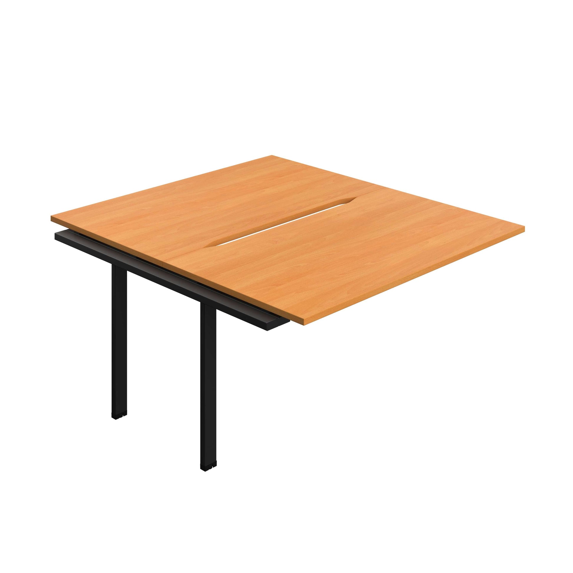 Synergy Bench Extension with Cut Out: 2 Person (FSC) : 1400 | 800 | Beech/Black