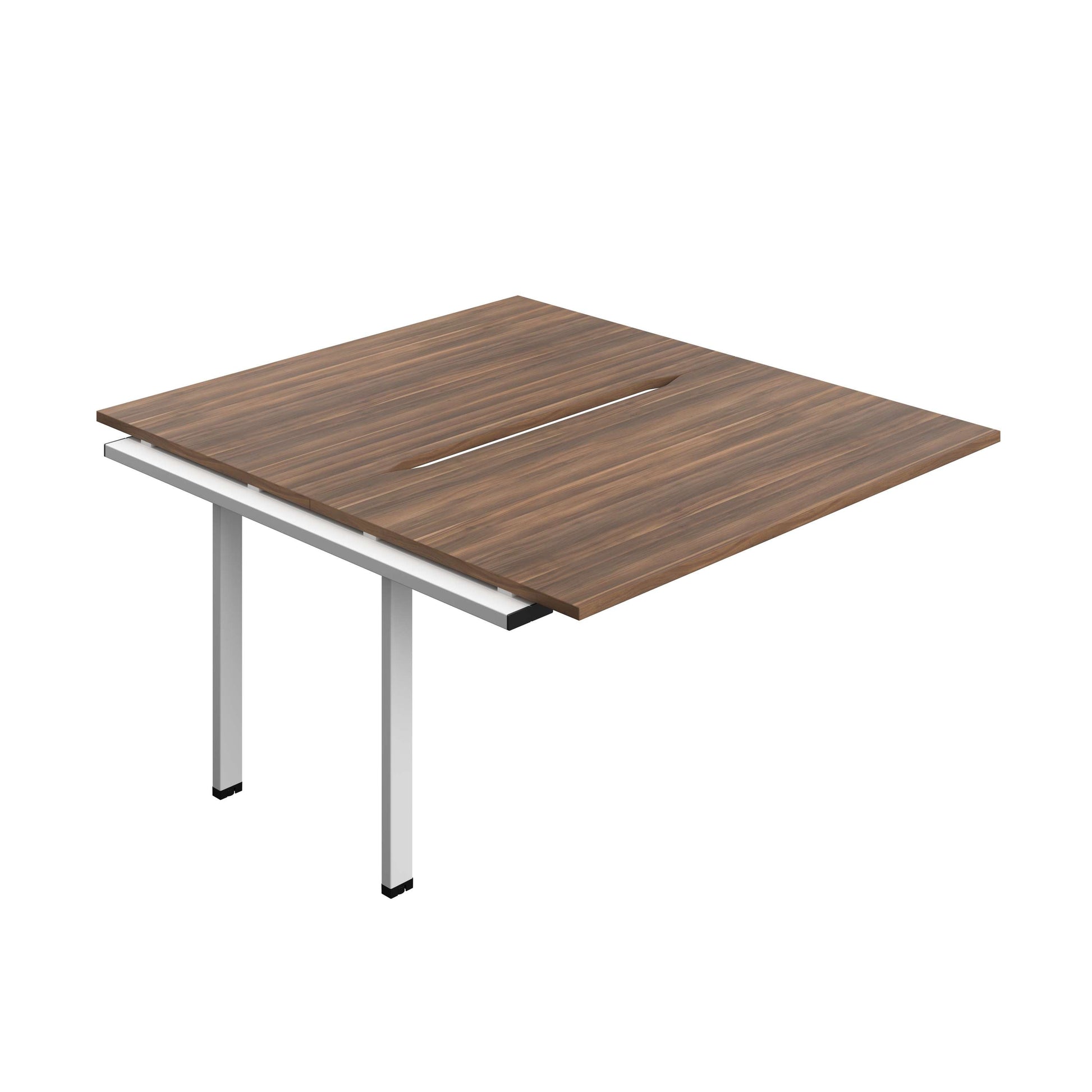 Synergy Bench Extension with Cut Out: 2 Person (FSC) : 1400 | 800 | Dark Walnut/White
