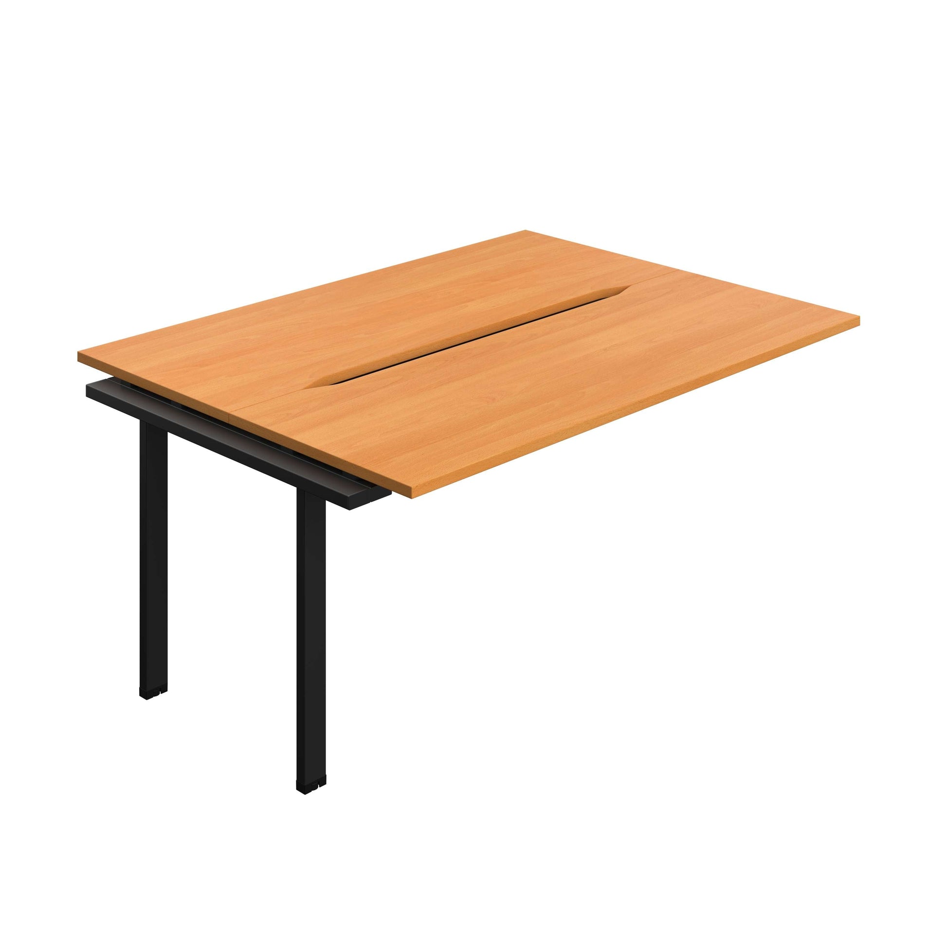 Synergy Bench Extension with Cut Out: 2 Person (FSC) : 1600 | 600 | Unlimited/Black